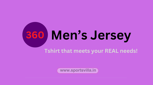 360 Men's Jersey - The Uber Lightweight Comfortable Tshirt for your fitness workout - SPORTS VILLA