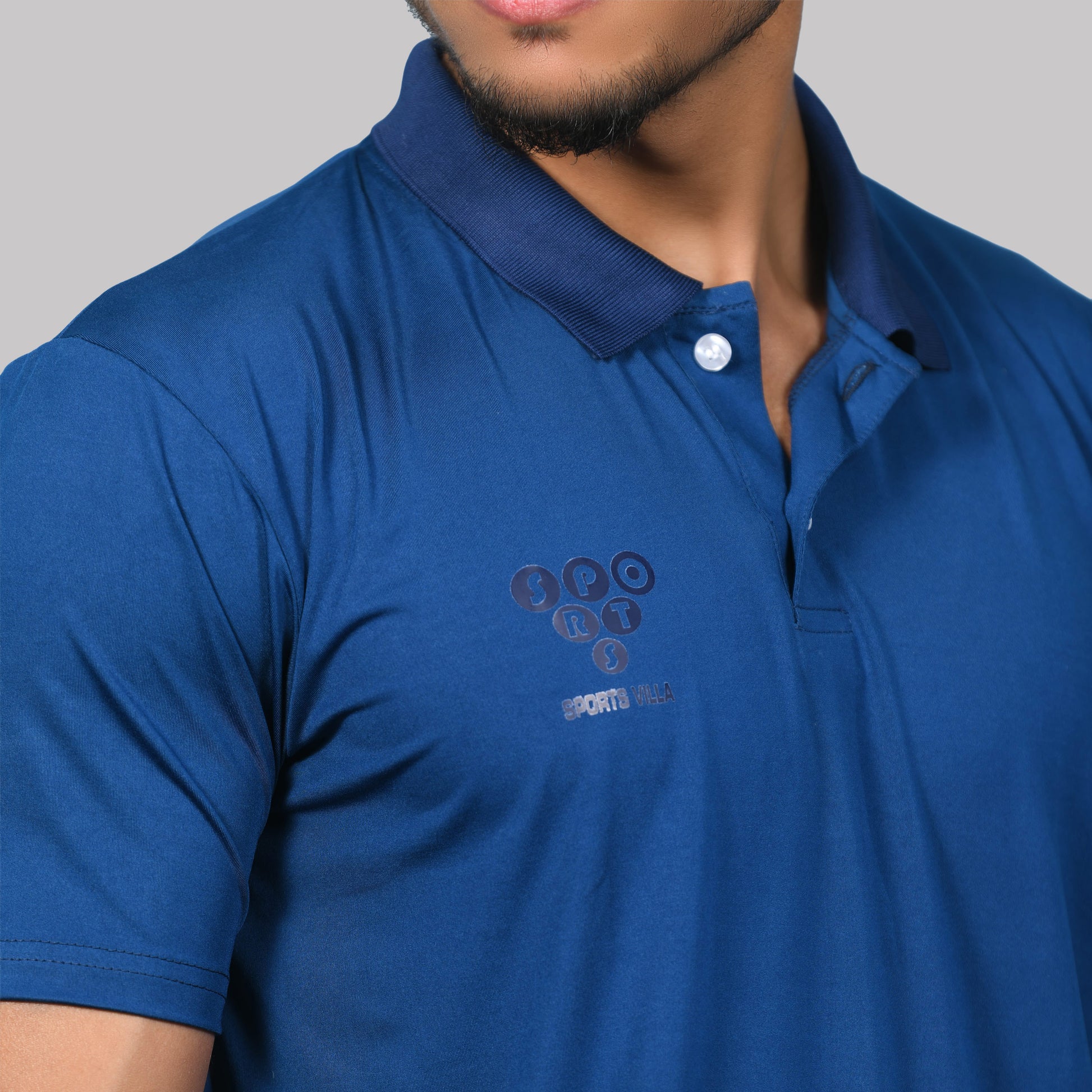 360 Collared Jersey (Cobalt Blue) - SPORTS VILLA