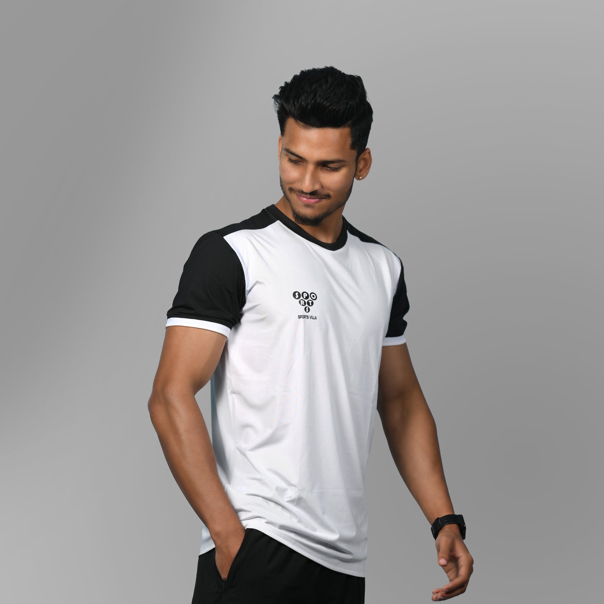 360 Jersey (White Black) - SPORTS VILLA