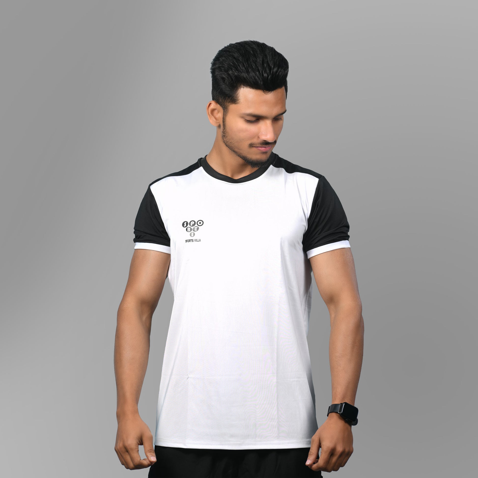 360 Jersey (White Black) - SPORTS VILLA