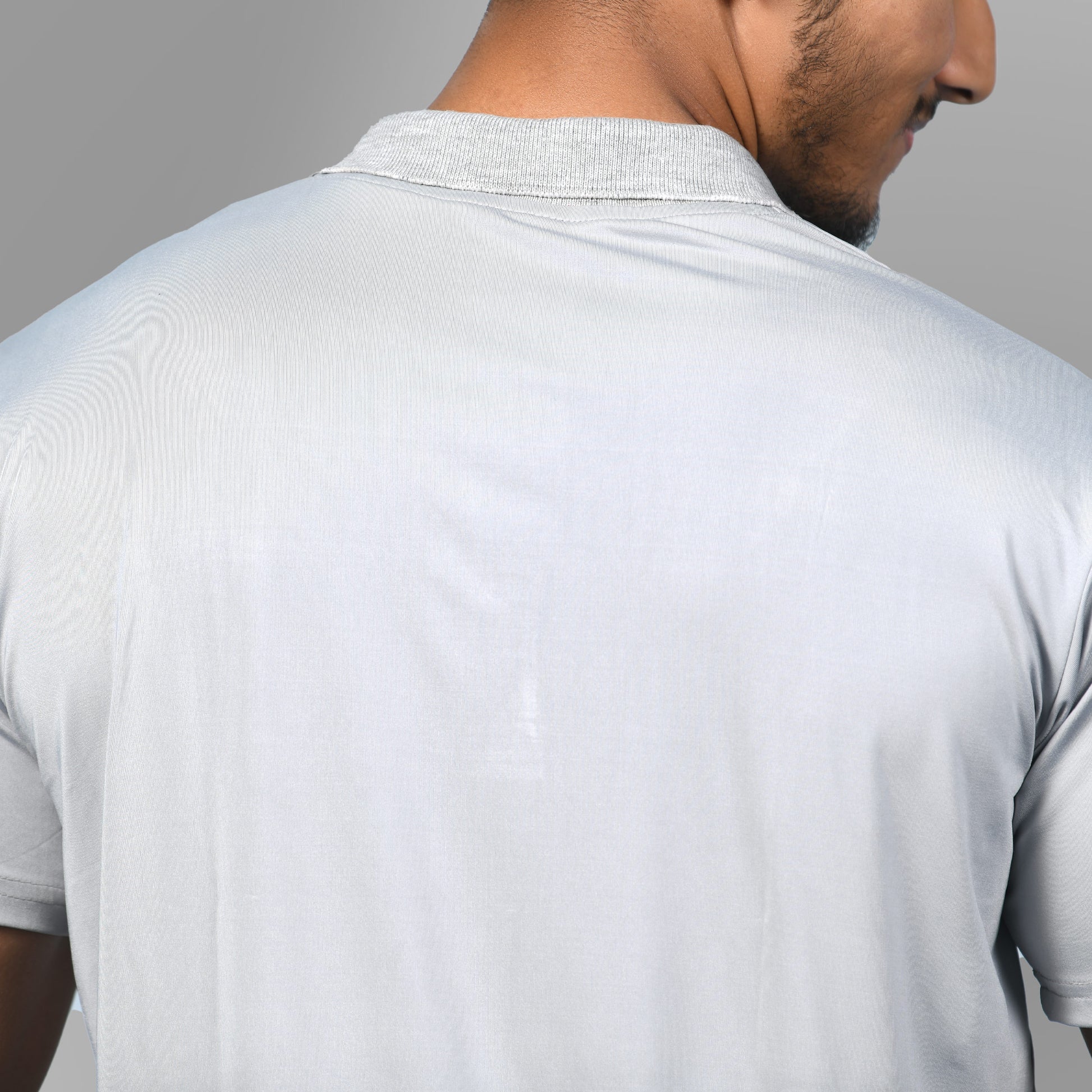 360 Collared Jersey (Light Grey) - SPORTS VILLA