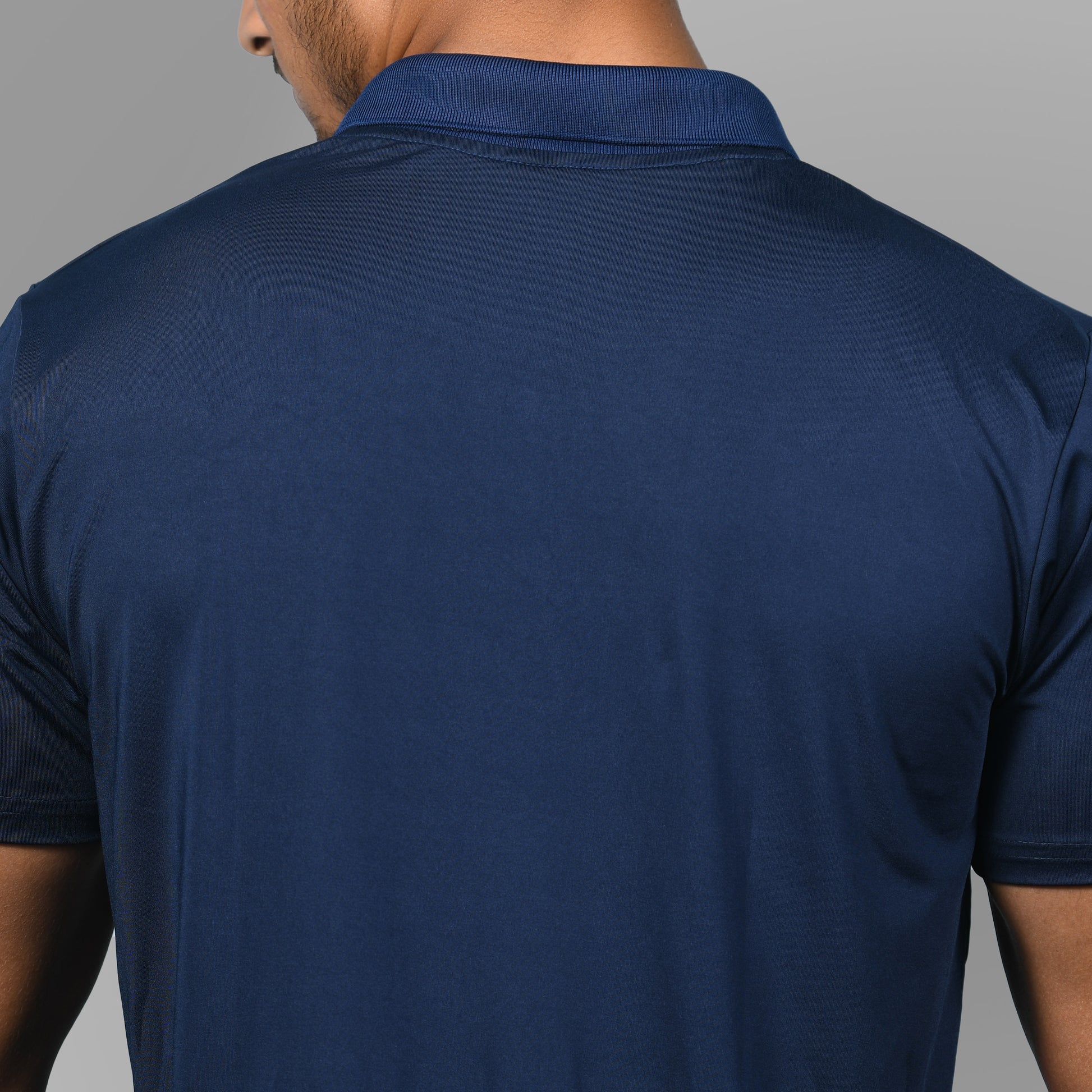 360 Collared Jersey (Navy Blue) - SPORTS VILLA