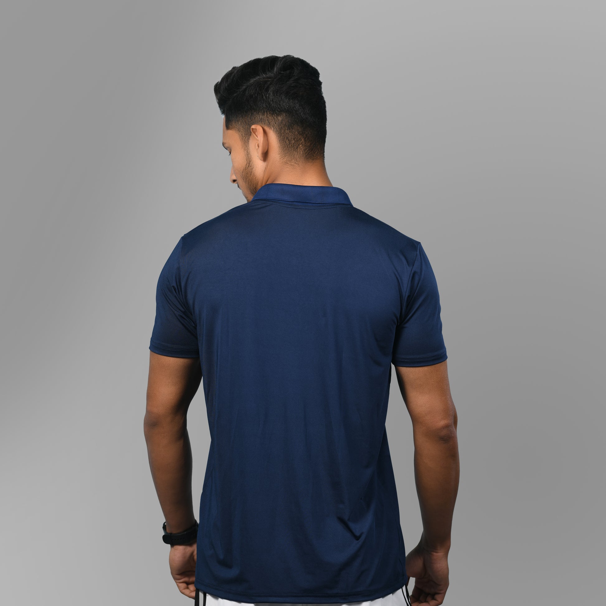 360 Collared Jersey (Navy Blue) - SPORTS VILLA