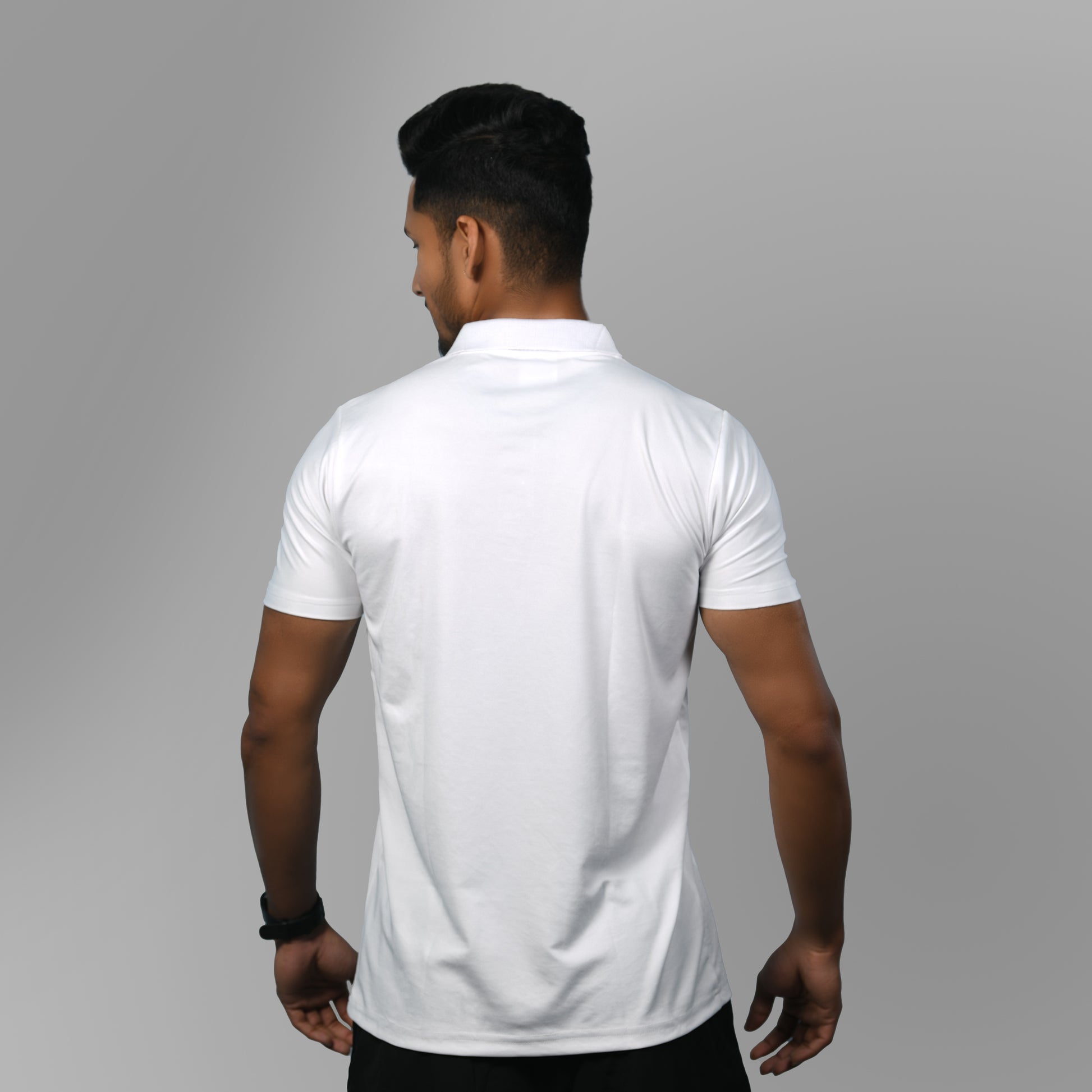 360 Collared Jersey (White) - SPORTS VILLA