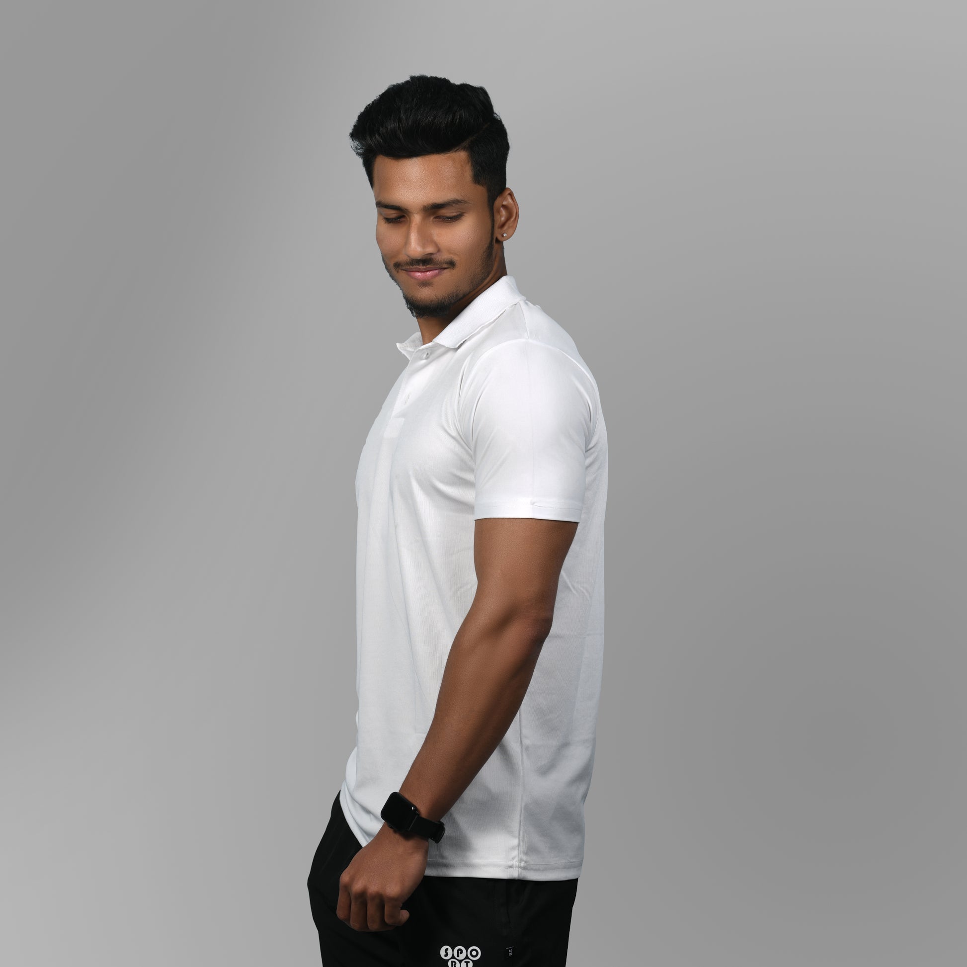 360 Collared Jersey (White) - SPORTS VILLA