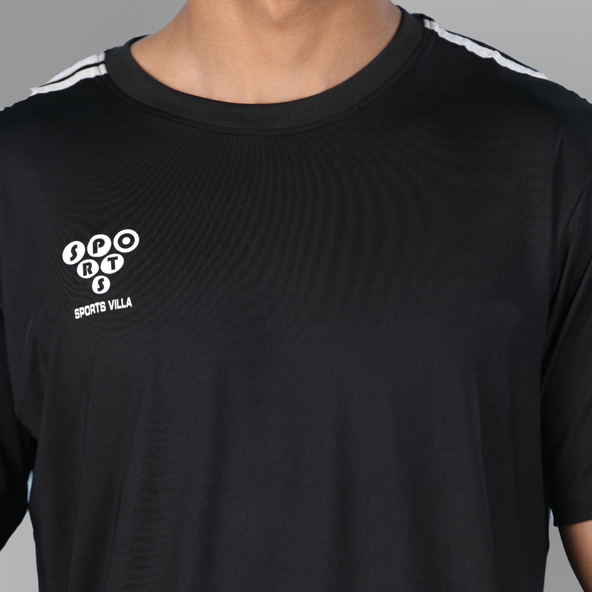 360 Jersey (Striped Black) - SPORTS VILLA