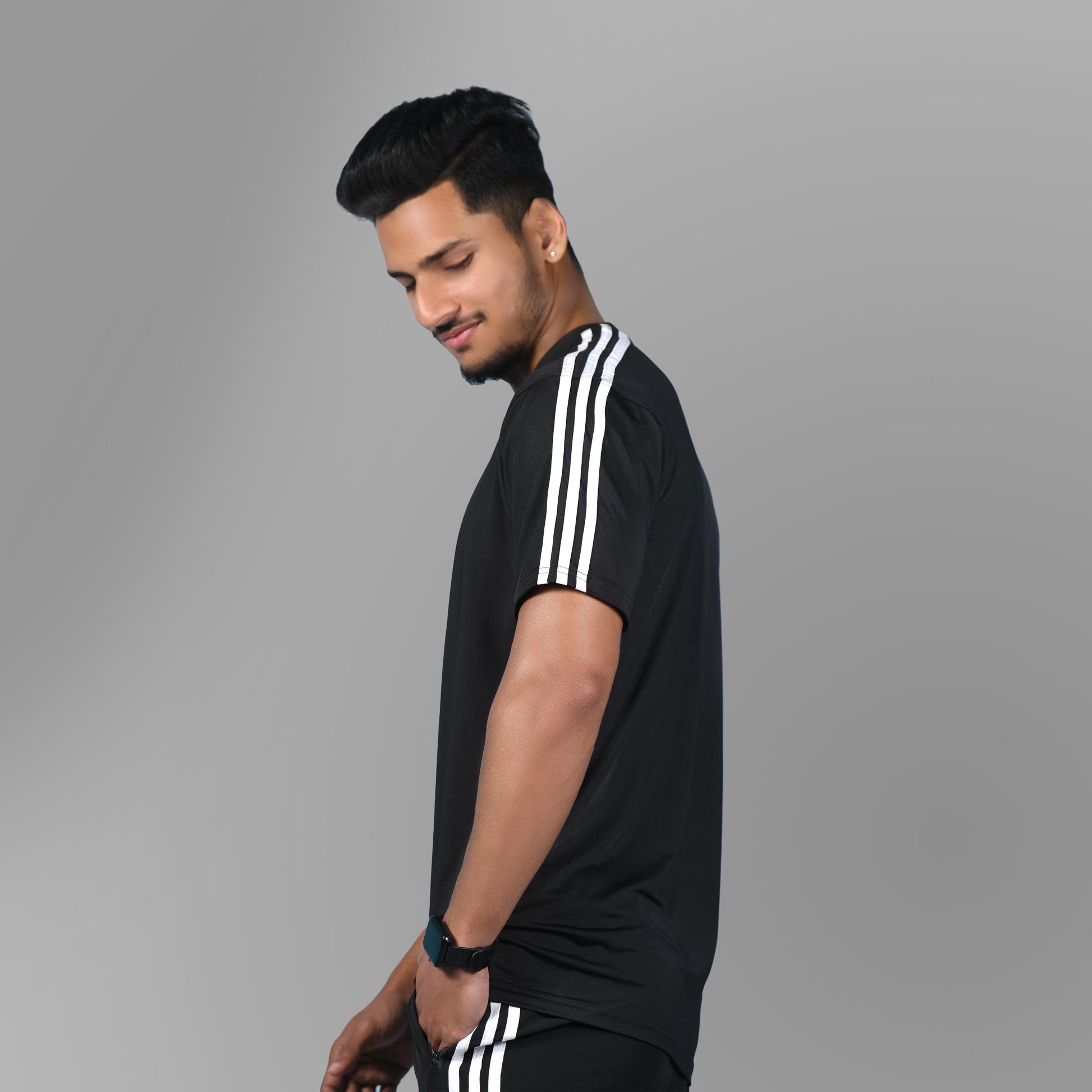 360 Jersey (Striped Black) - SPORTS VILLA