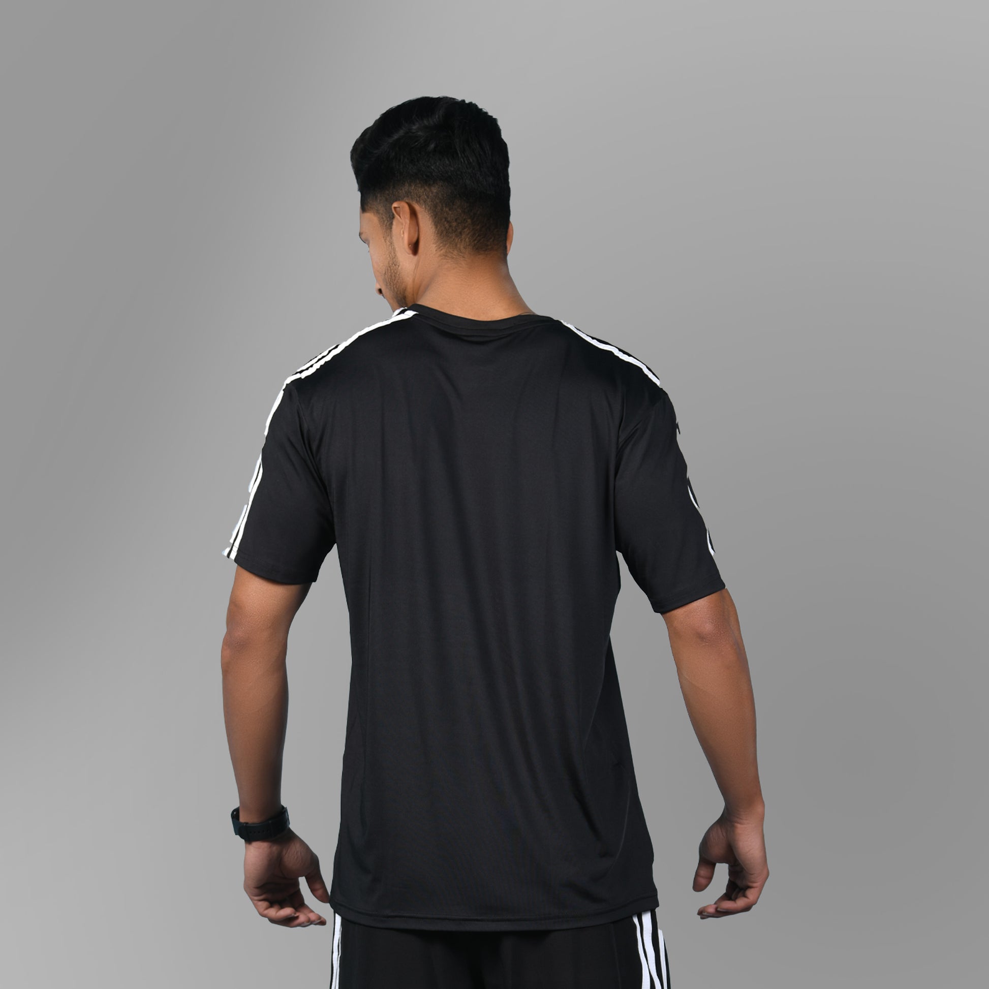 360 Jersey (Striped Black) - SPORTS VILLA