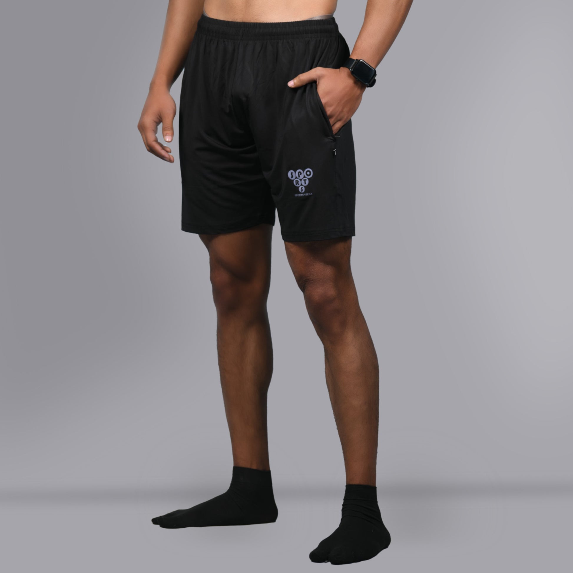 Running Shorts - Black - SPORTS VILLA