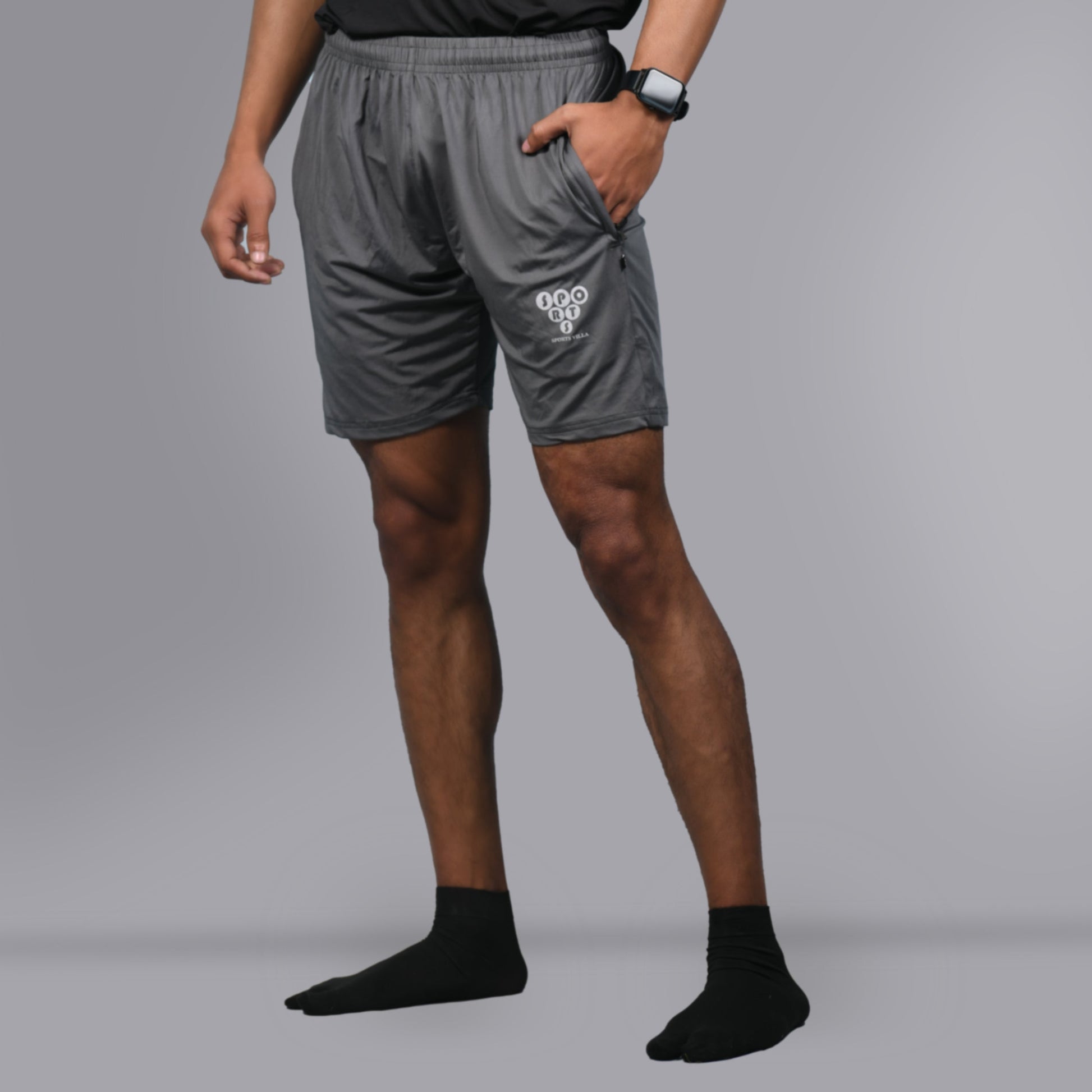 Running Shorts - Dark Grey - SPORTS VILLA