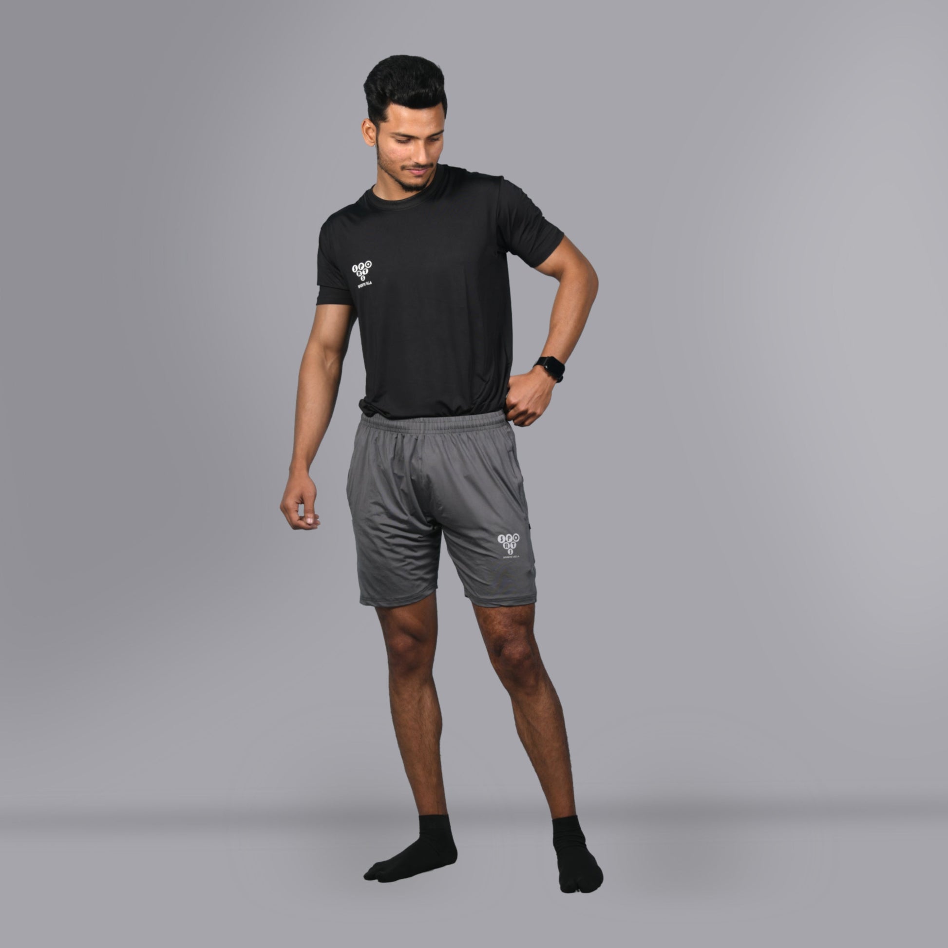 Running Shorts - Dark Grey - SPORTS VILLA