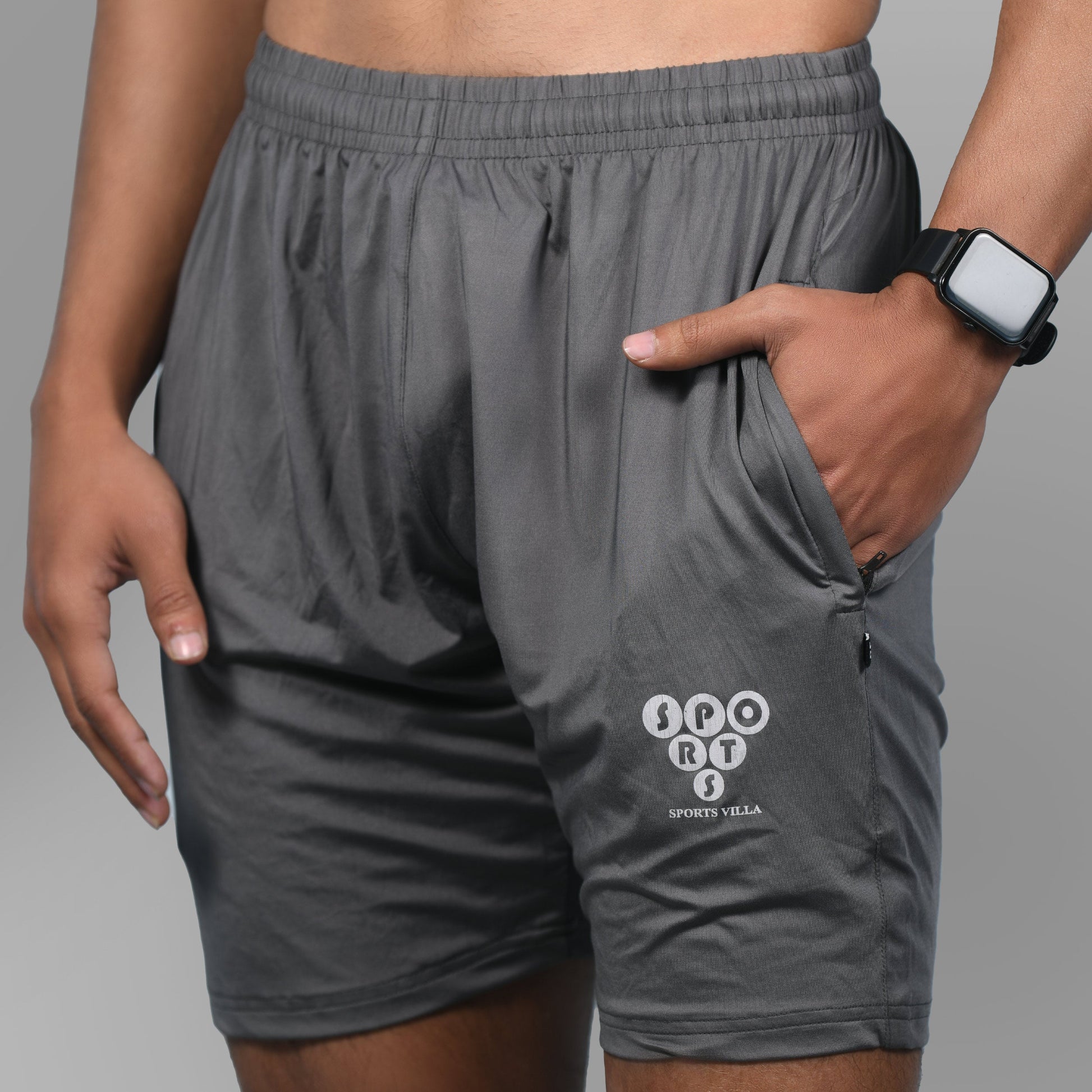 Running Shorts - Dark Grey - SPORTS VILLA