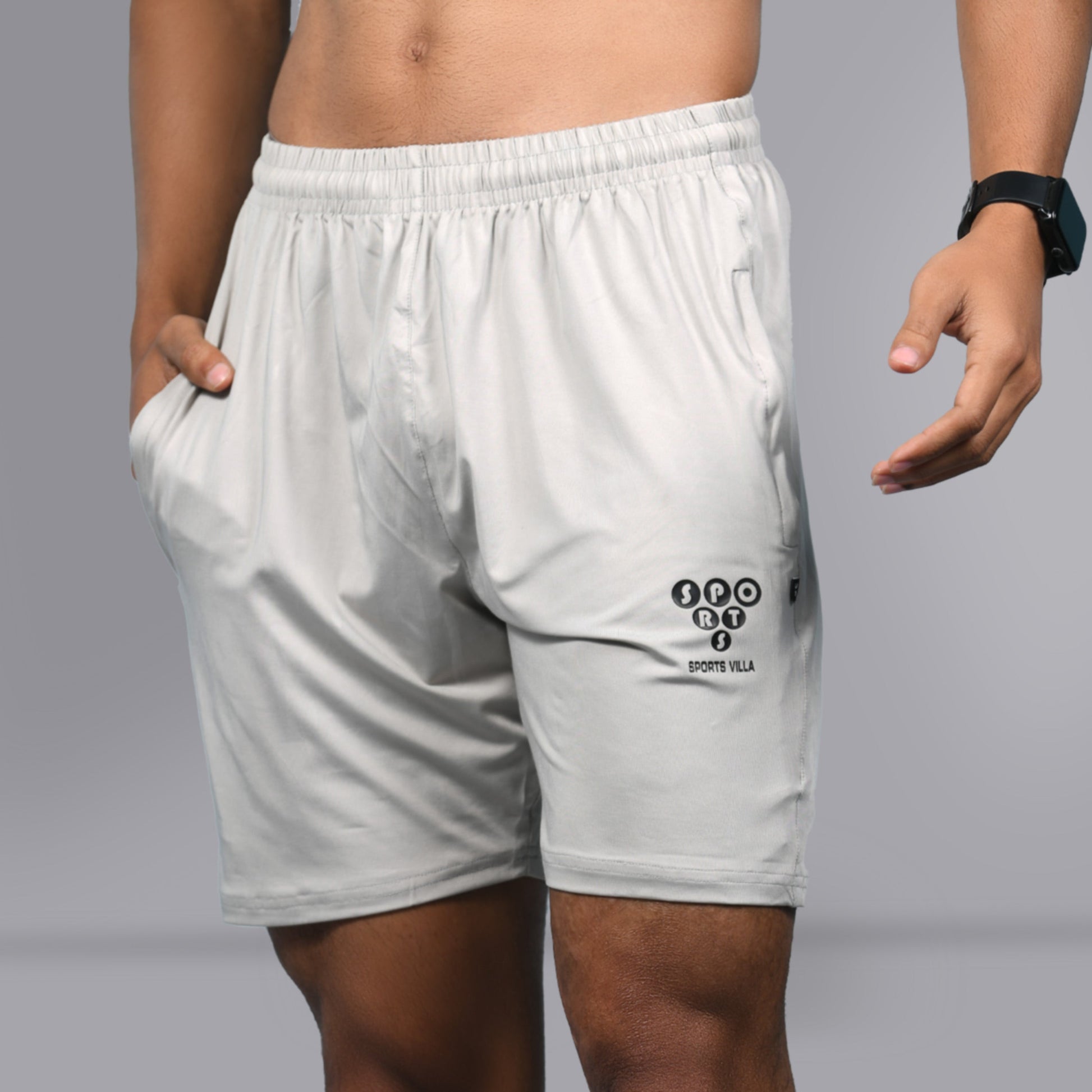 Running Shorts - Light Grey - SPORTS VILLA