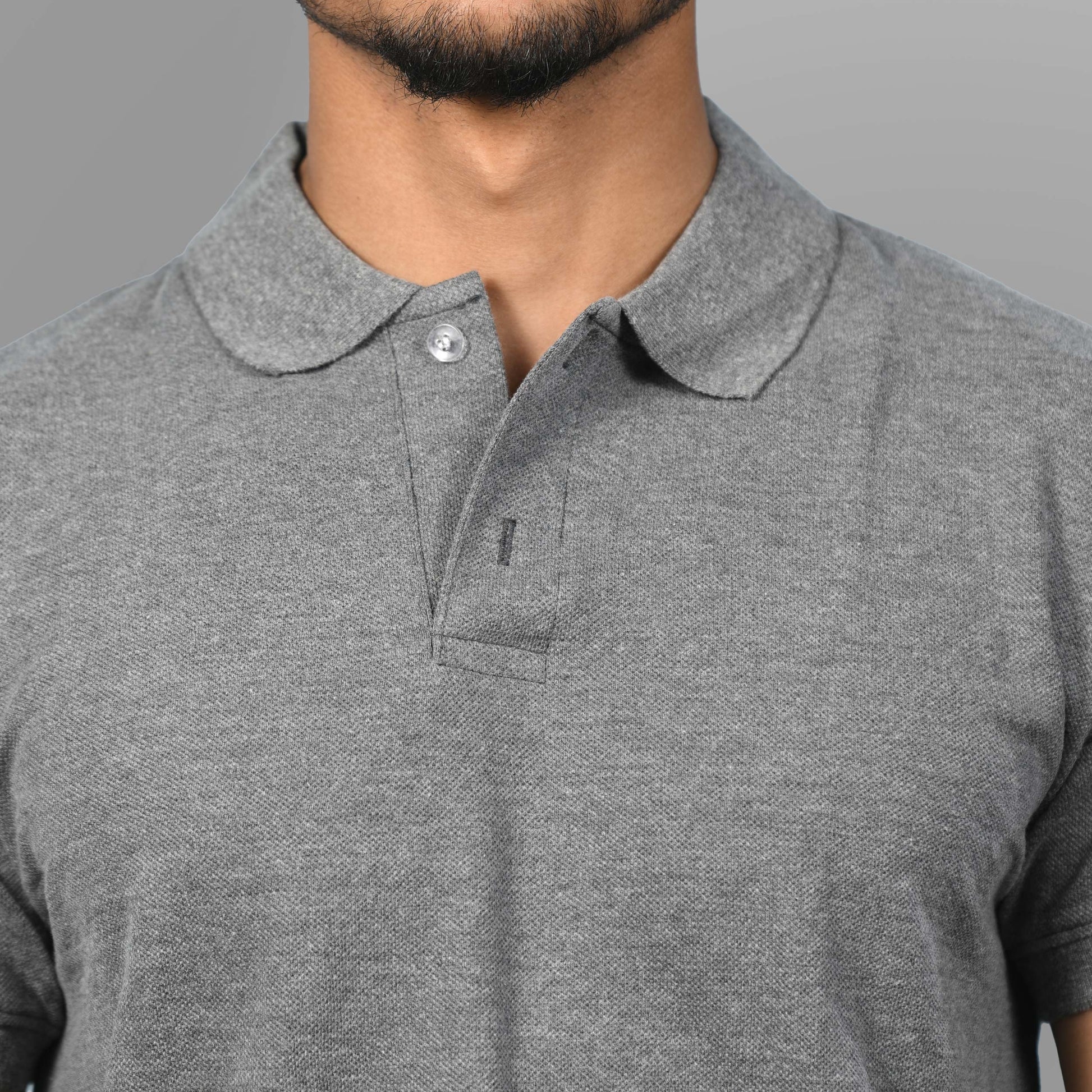 Cotton Tshirt (Dark Grey) - SPORTS VILLA