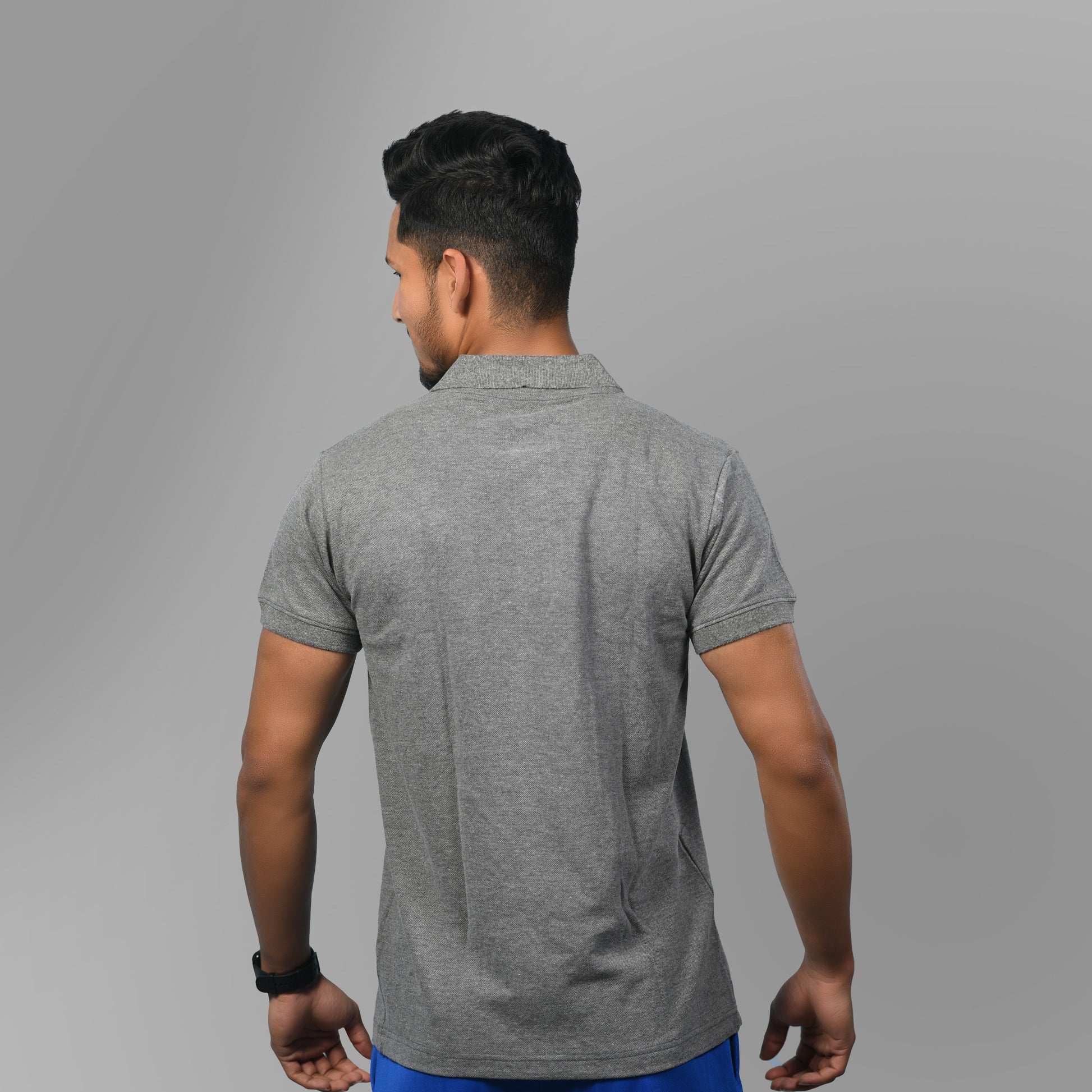Cotton Tshirt (Dark Grey) - SPORTS VILLA