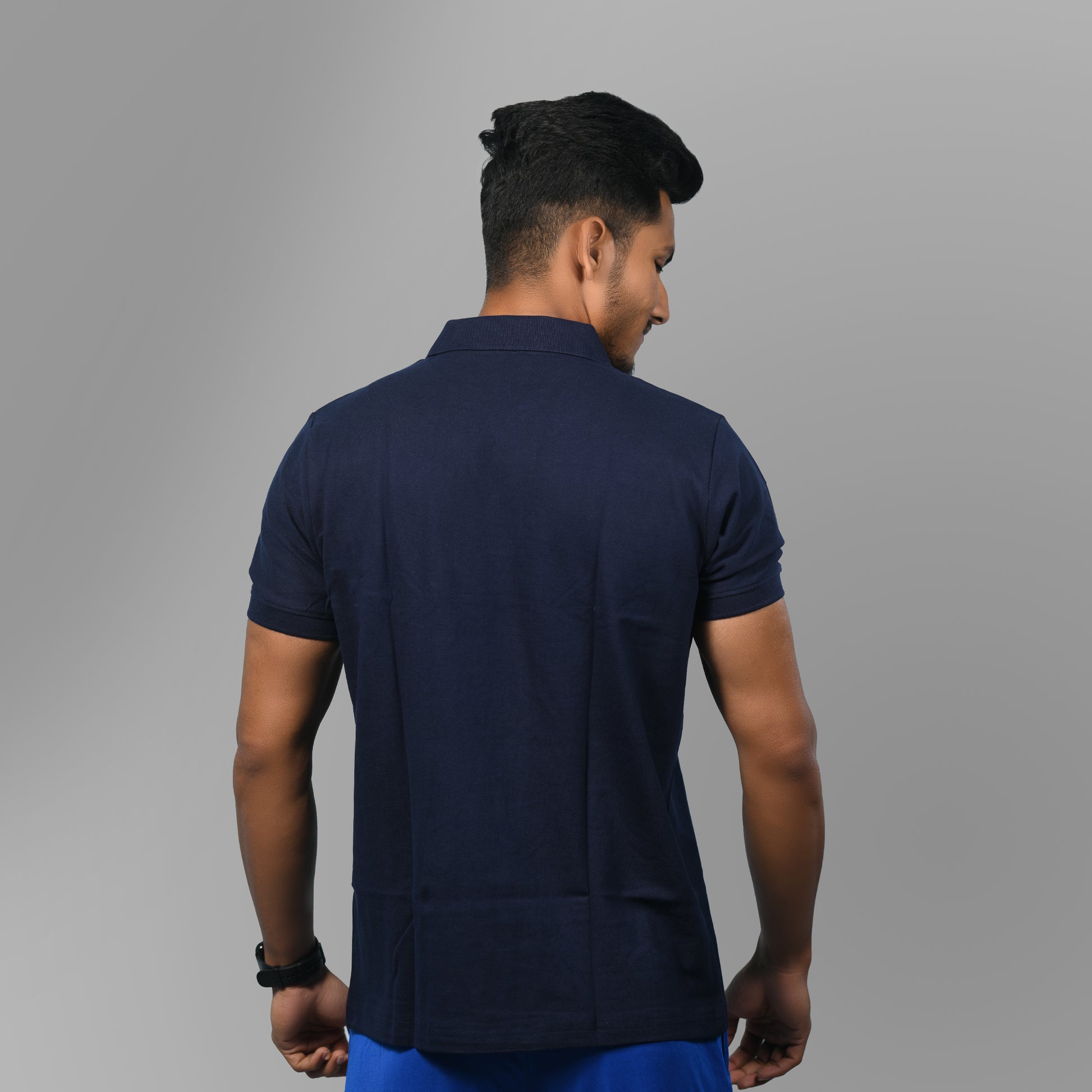 Cotton Tshirts (Navy Blue) - SPORTS VILLA