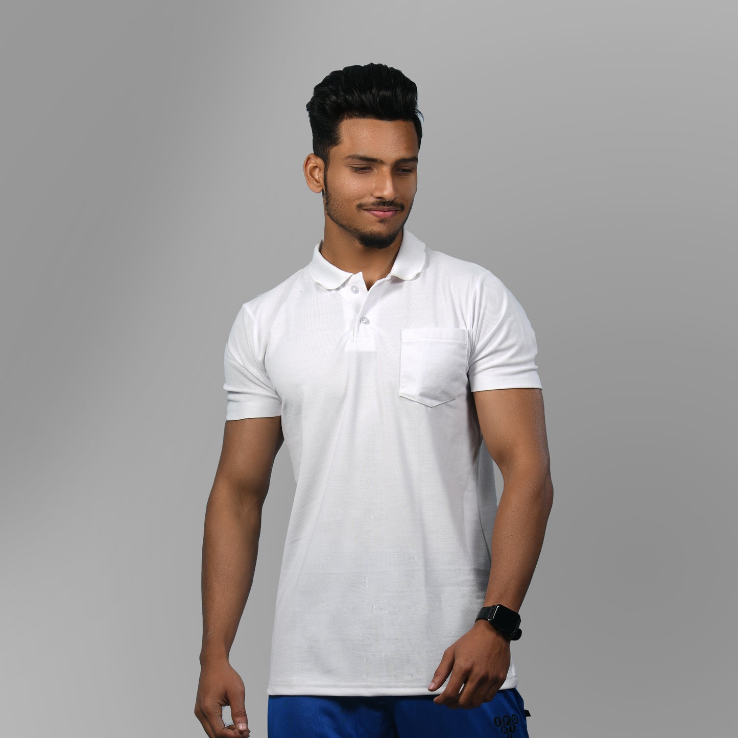 Cotton Tshirt (White) - SPORTS VILLA