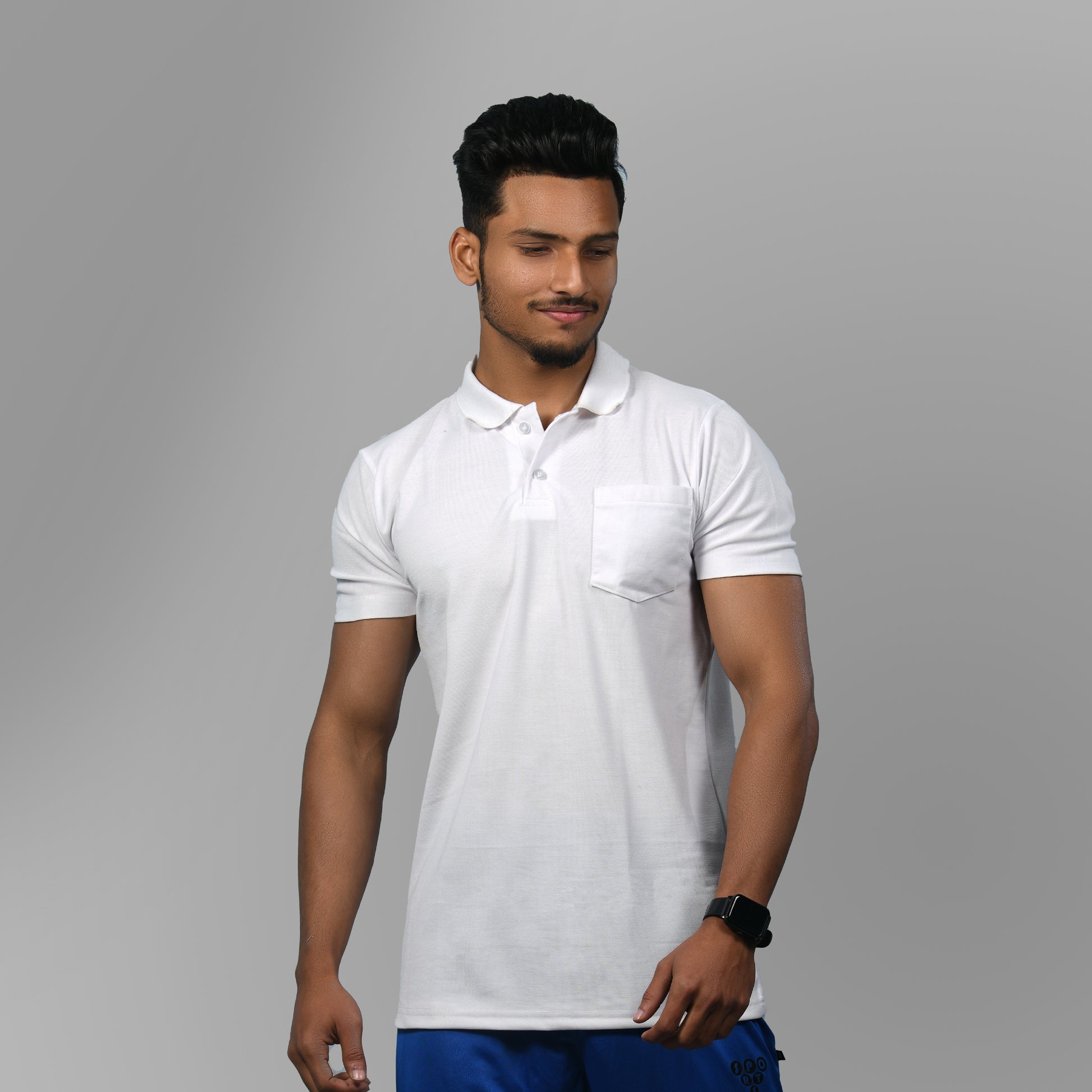 Cotton Tshirt (White) - SPORTS VILLA