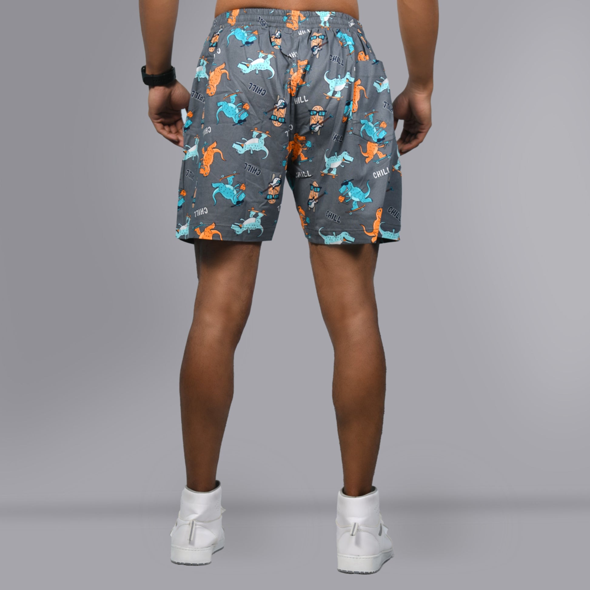 Cotton Shorts - Dark Grey - SPORTS VILLA