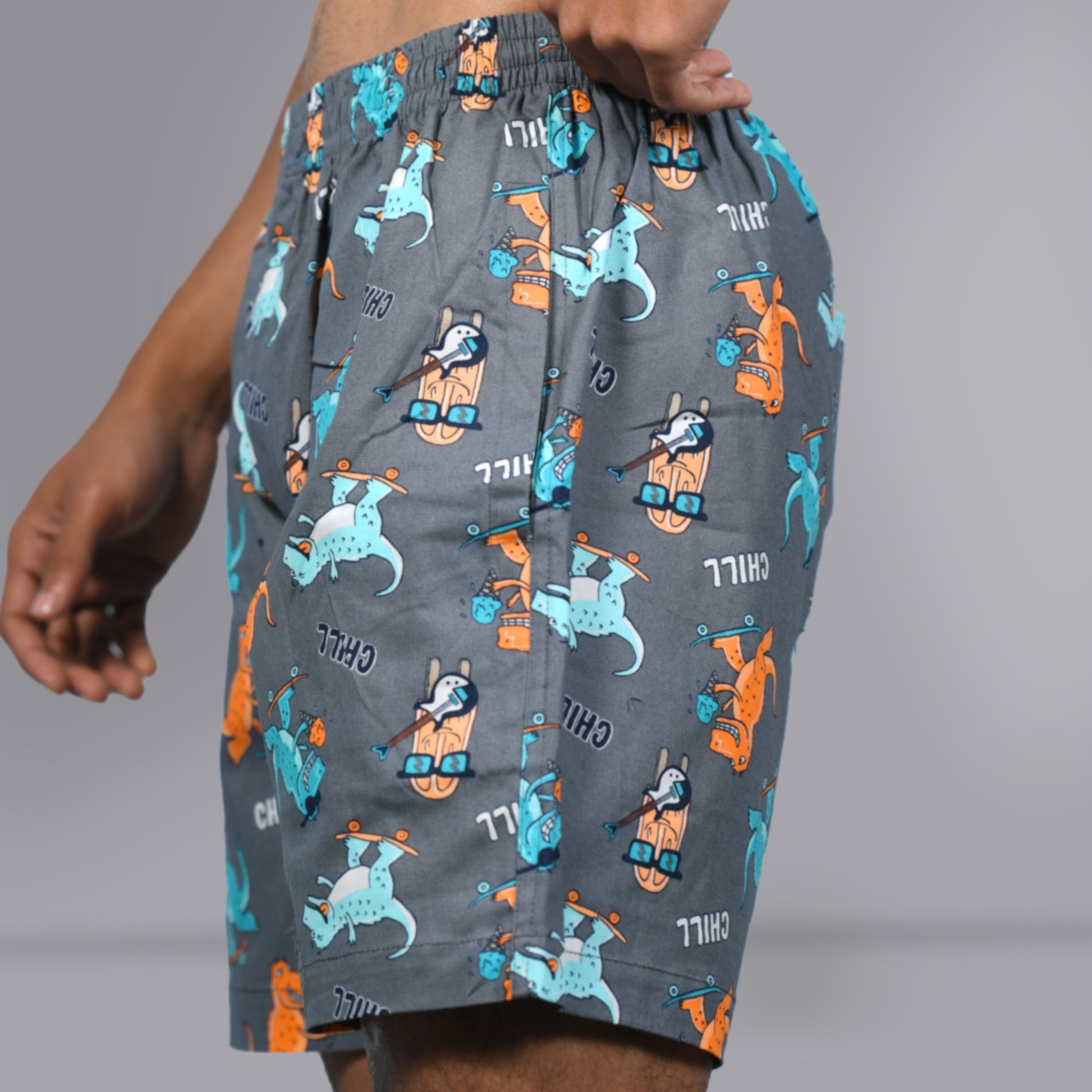 Cotton Shorts - Dark Grey - SPORTS VILLA