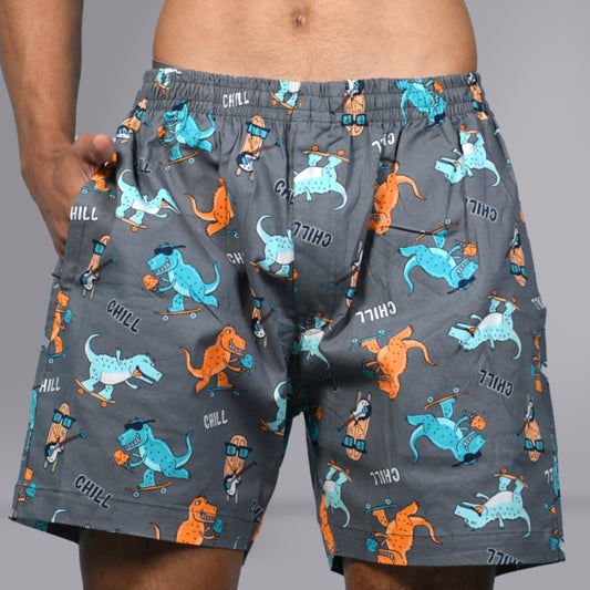 Cotton Shorts - Dark Grey - SPORTS VILLA