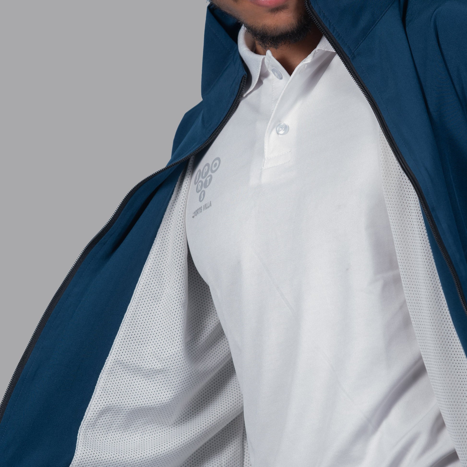 Windcheater Jacket for Men - Cobalt Blue - SPORTS VILLA