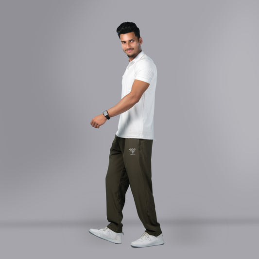 Mesh Windcheater Trouser (Army Green) - SPORTS VILLA