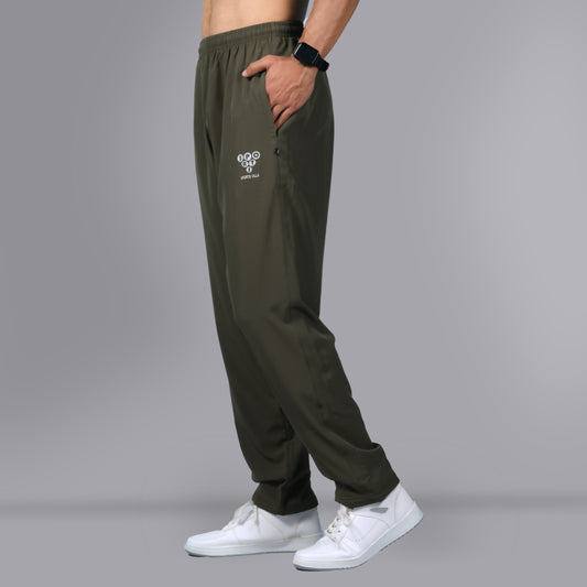 Mesh Windcheater Trouser (Army Green) - SPORTS VILLA