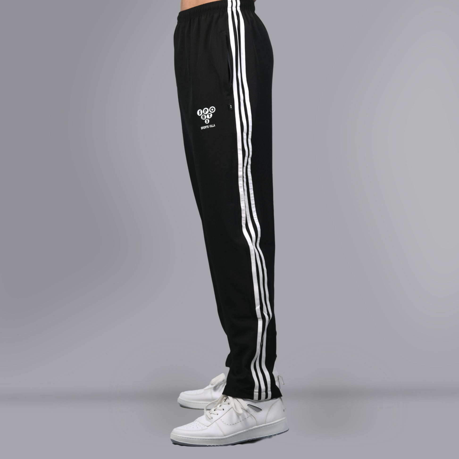 NOM Trouser (Striped Black) - SPORTS VILLA