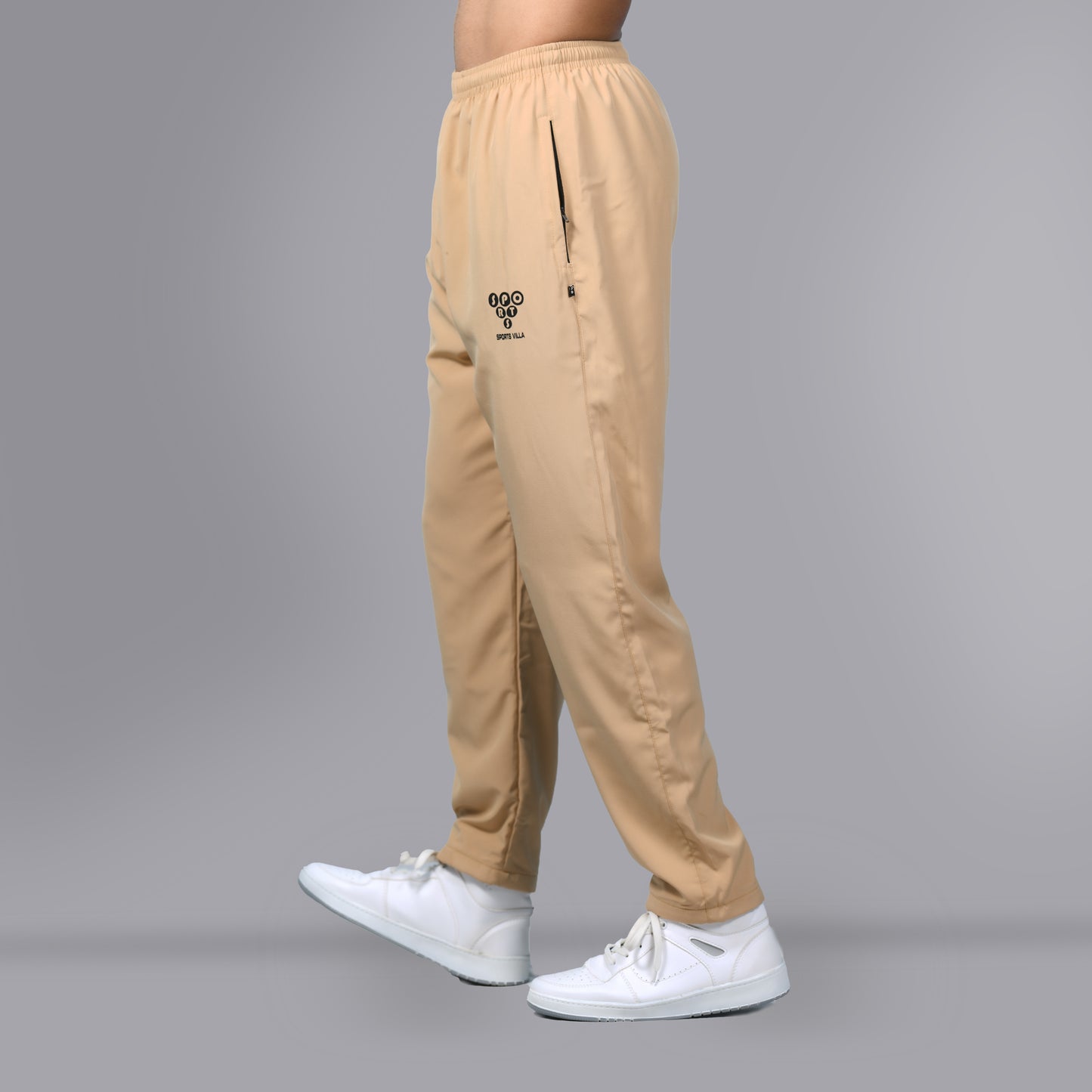 Mesh Windcheater Trouser (Camel) - SPORTS VILLA