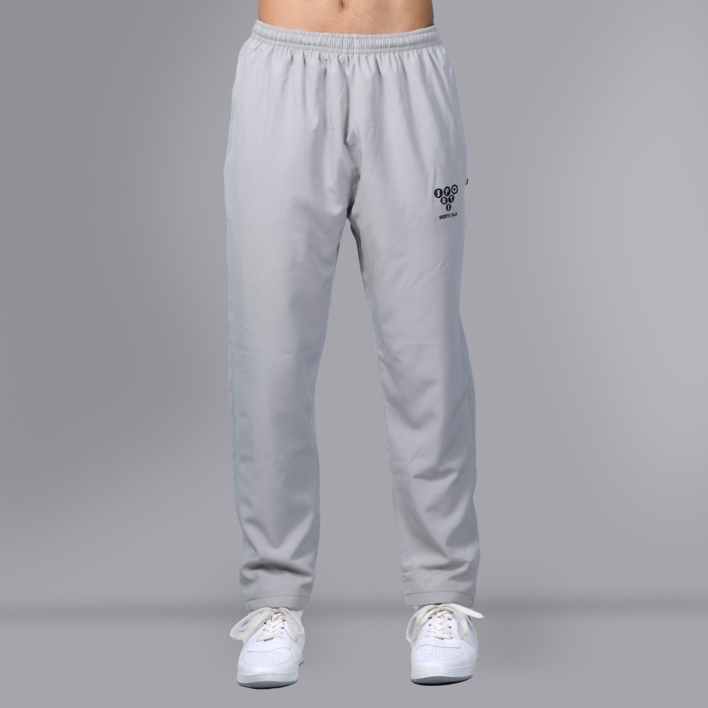 Mesh Windcheater Trouser (Light Grey) - SPORTS VILLA