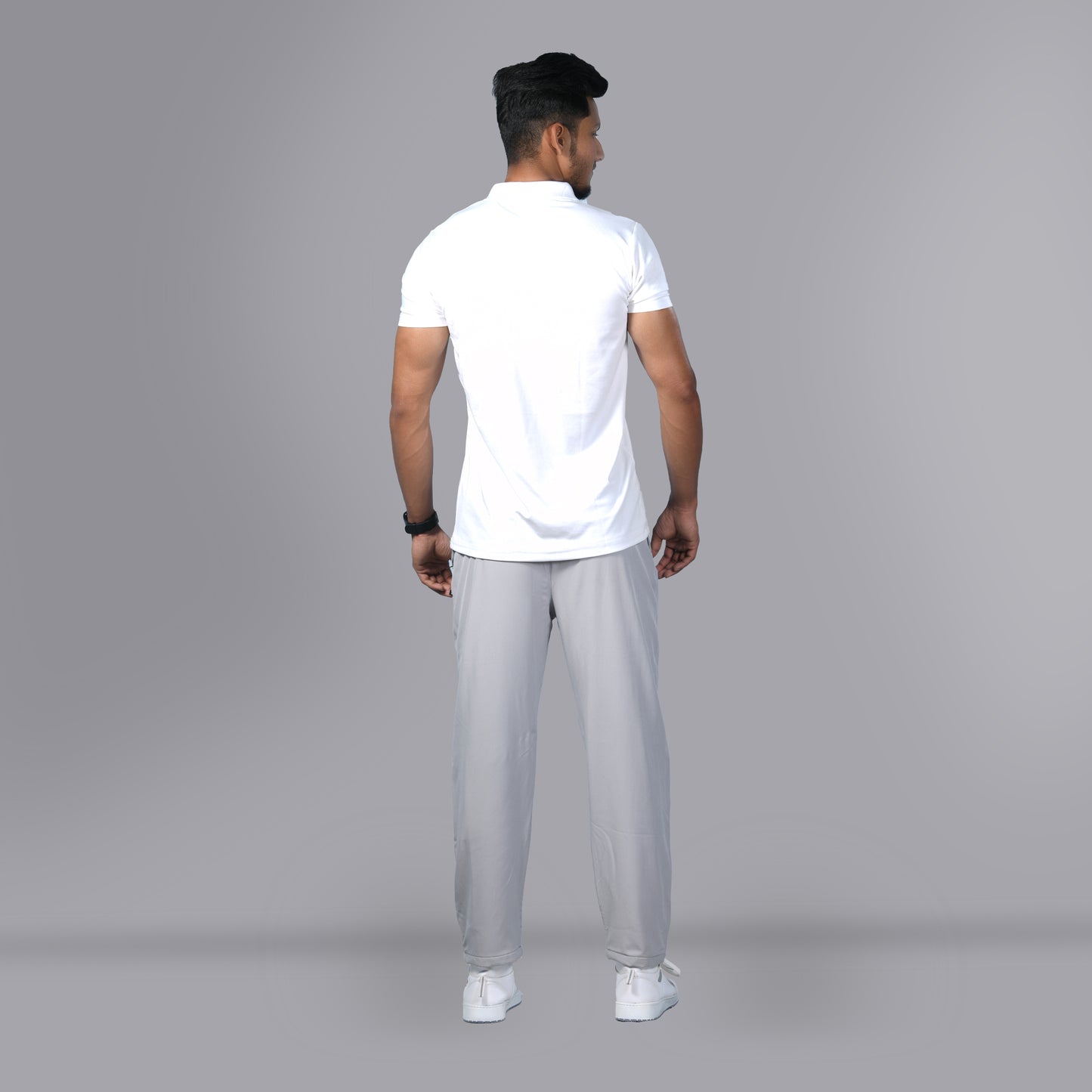 Mesh Windcheater Trouser (Light Grey) - SPORTS VILLA