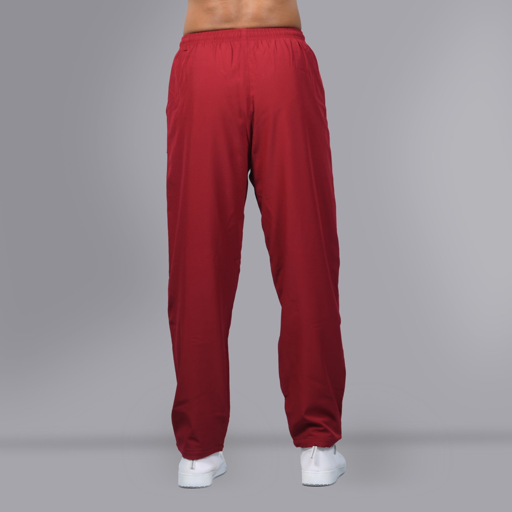Mesh Windcheater Trouser (Maroon) - SPORTS VILLA