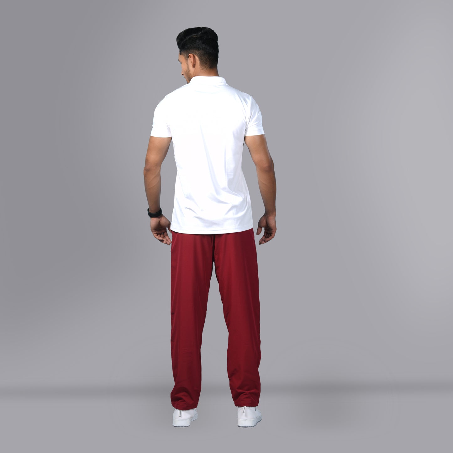 Mesh Windcheater Trouser (Maroon) - SPORTS VILLA