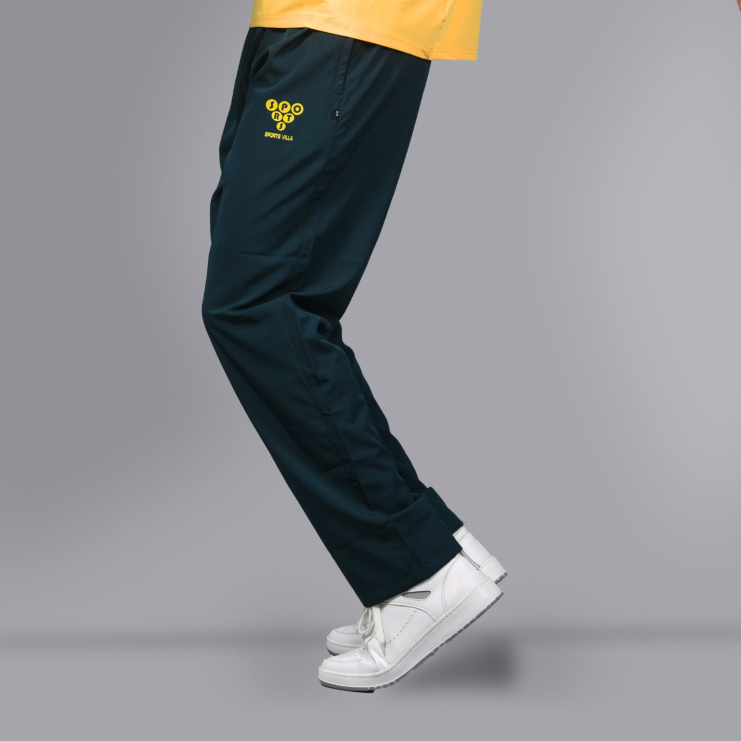Mesh Windcheater Trouser (Midnight Green) - SPORTS VILLA