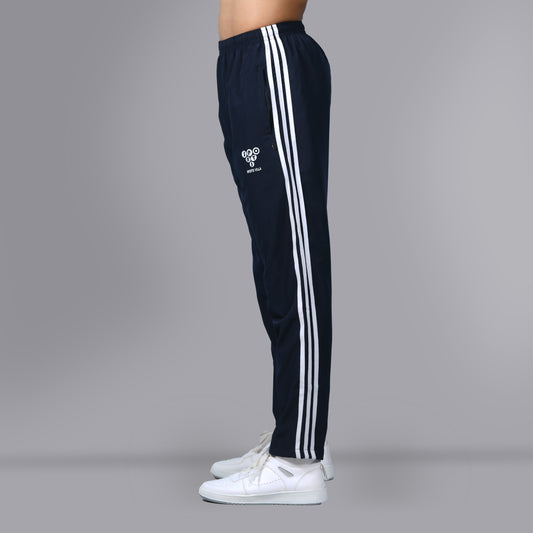 Mesh Windcheater Trouser (Striped Navy Blue) - SPORTS VILLA