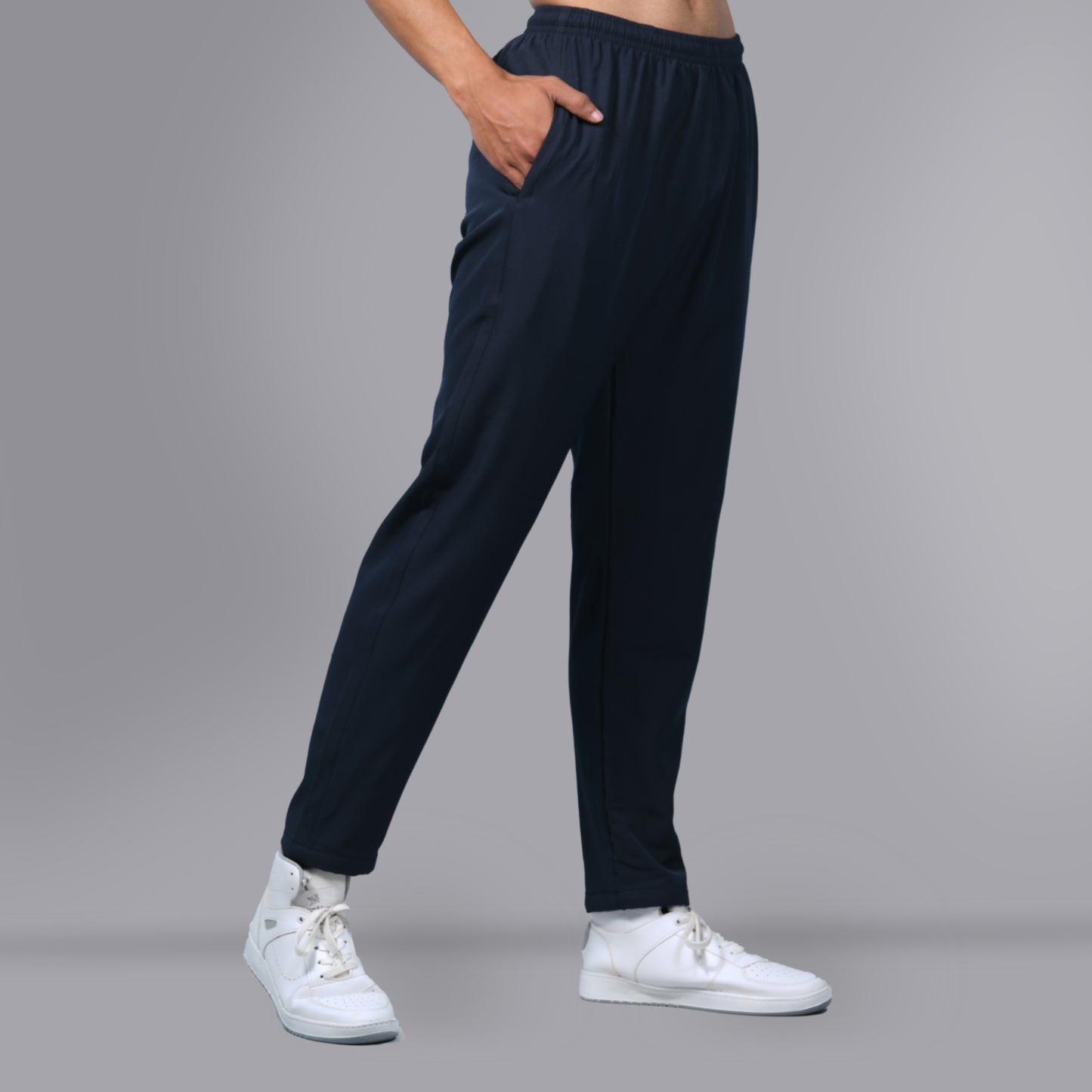 Mesh Windcheater Trouser (Navy Blue) - SPORTS VILLA