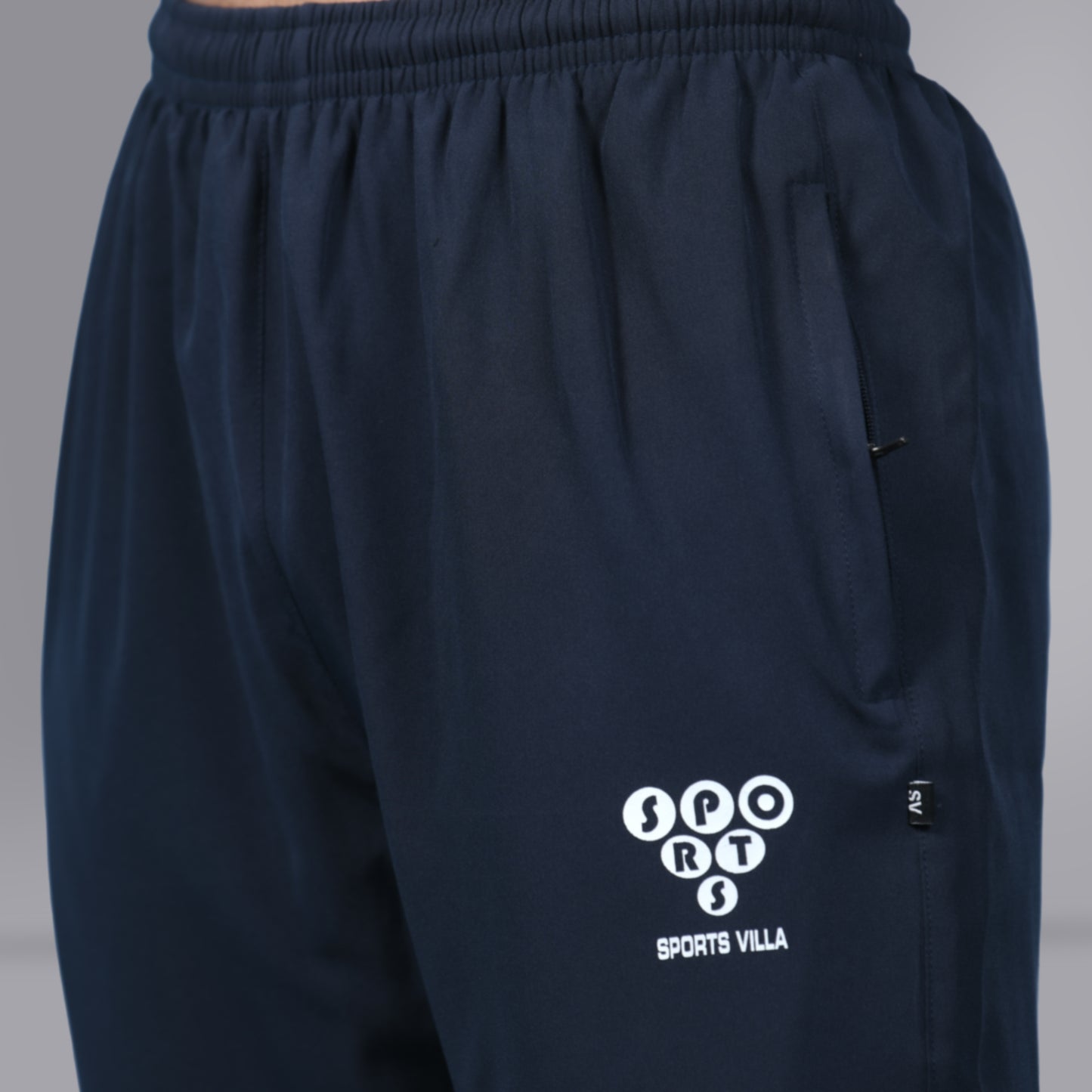 Mesh Windcheater Trouser (Navy Blue) - SPORTS VILLA