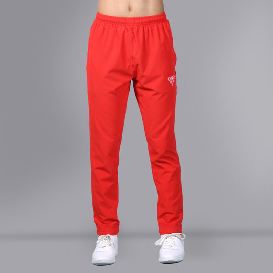 Mesh Windcheater Trouser (Red) - SPORTS VILLA