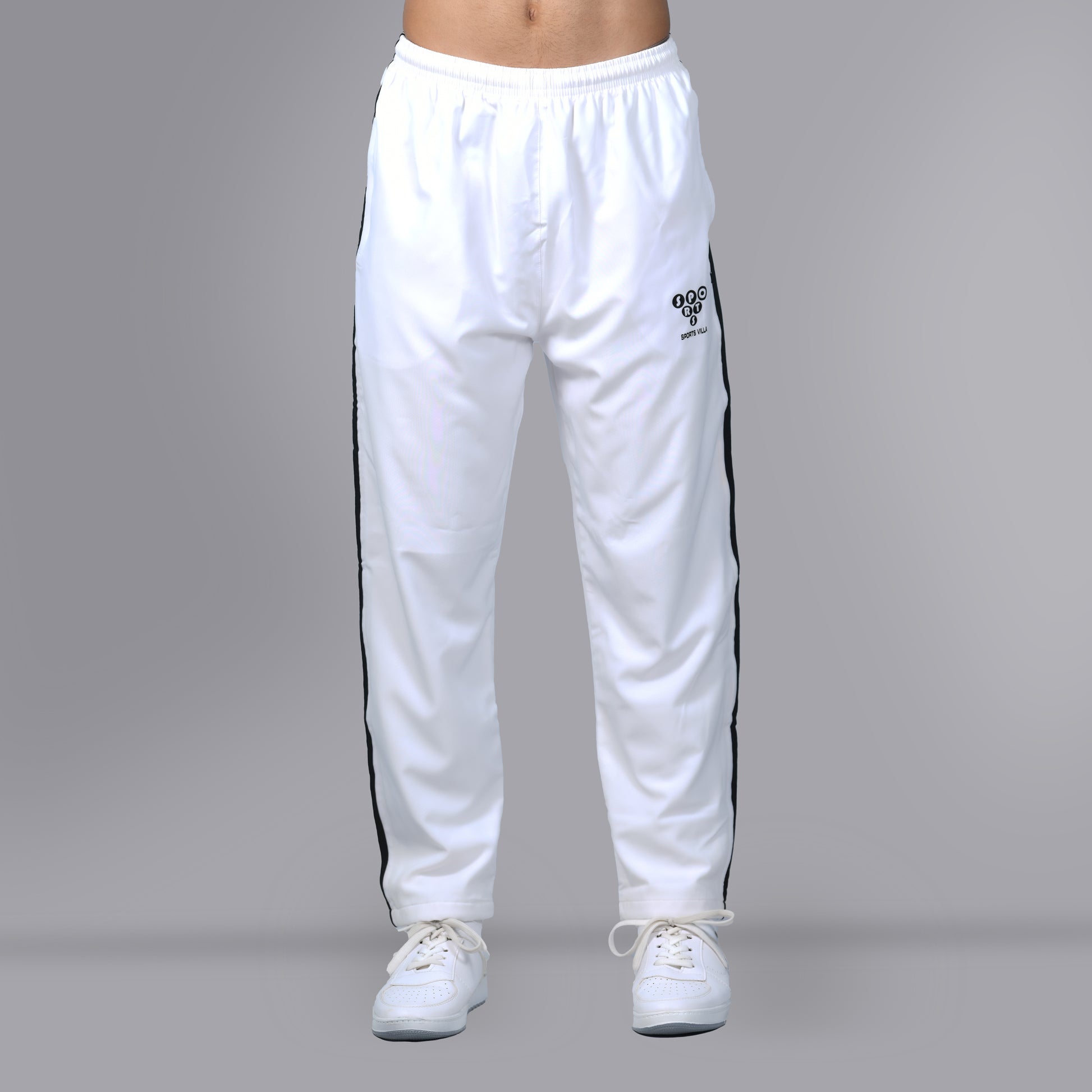 NOM Trouser (Striped White) - SPORTS VILLA