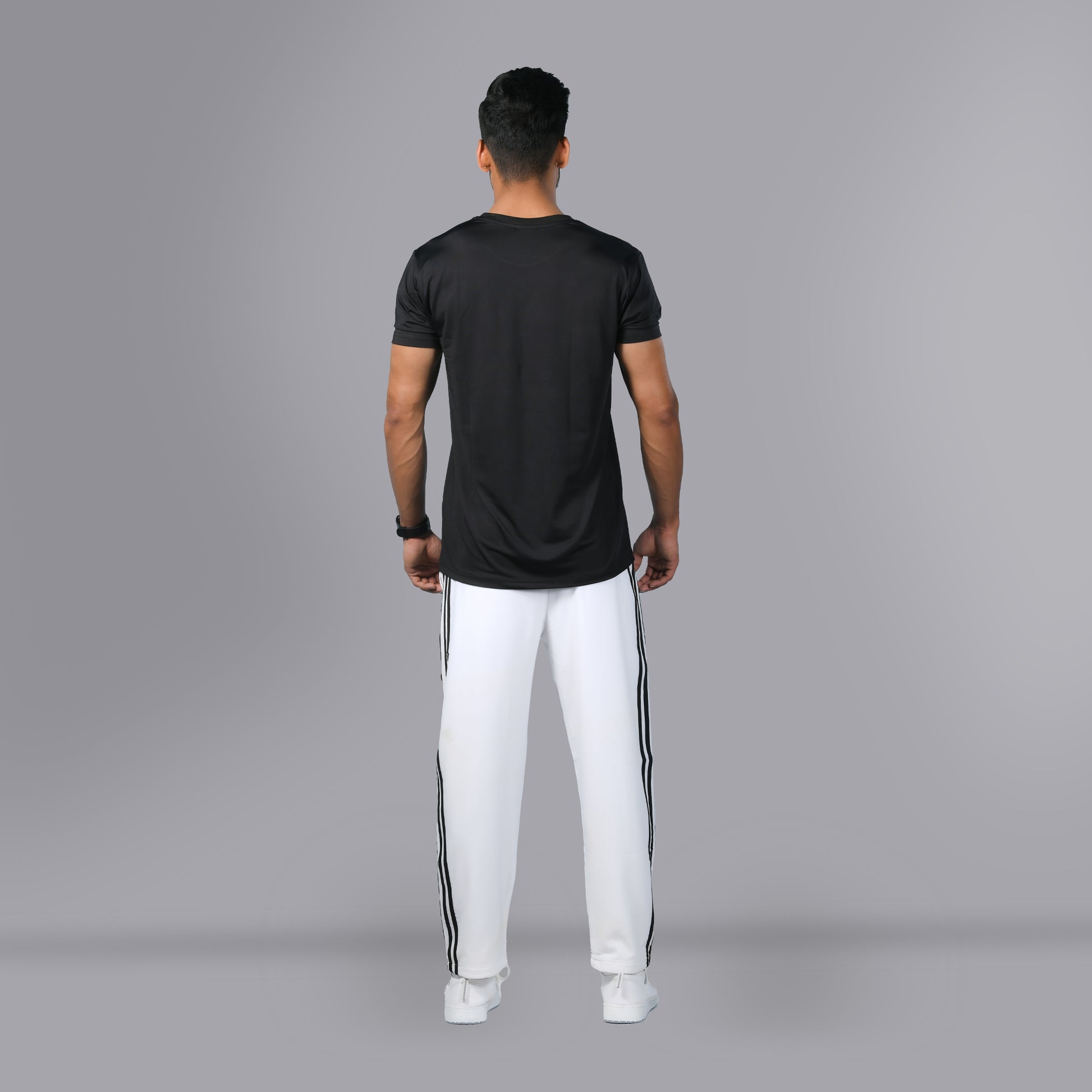 NOM Trouser (Striped White) - SPORTS VILLA