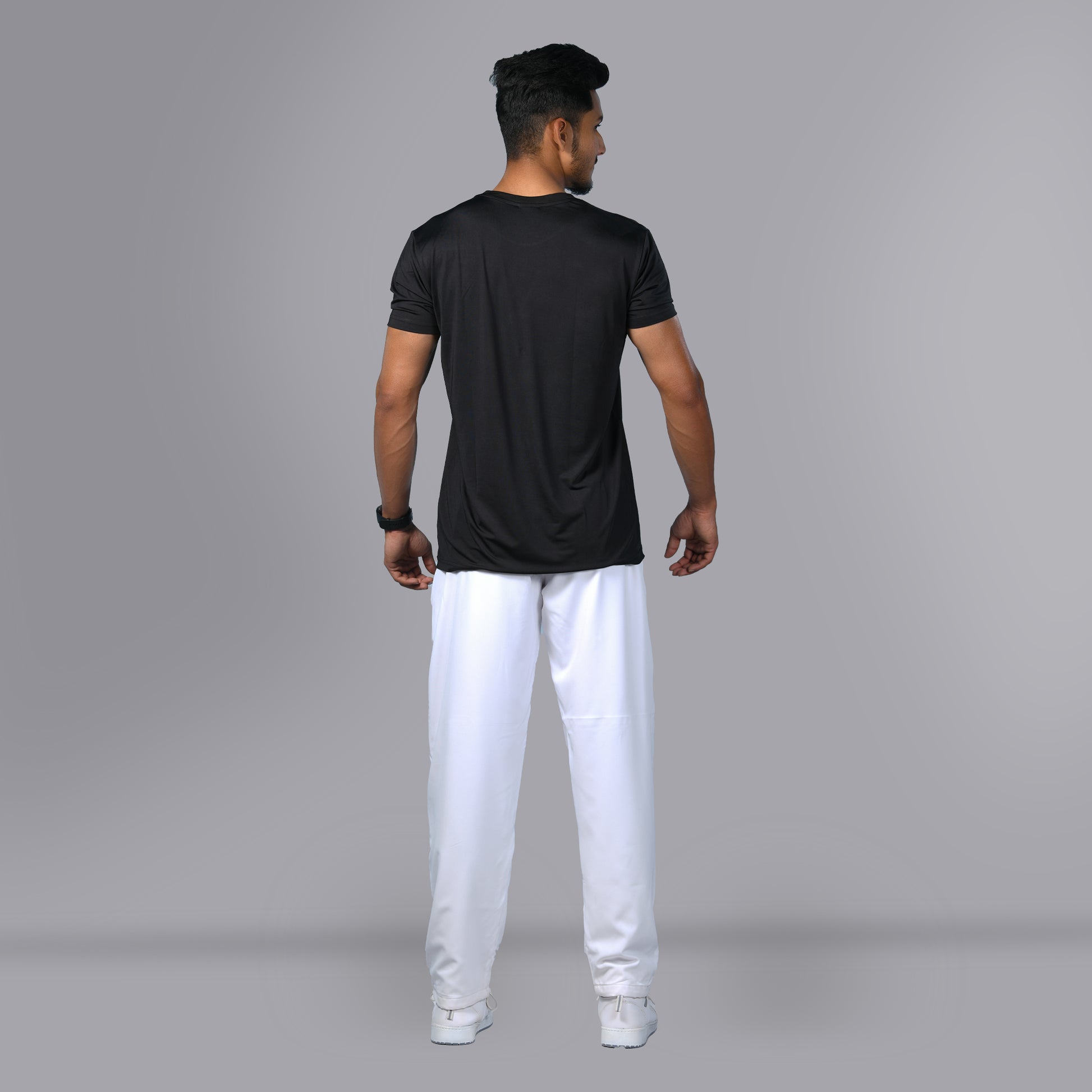 Mesh Windcheater Trouser (White) - SPORTS VILLA