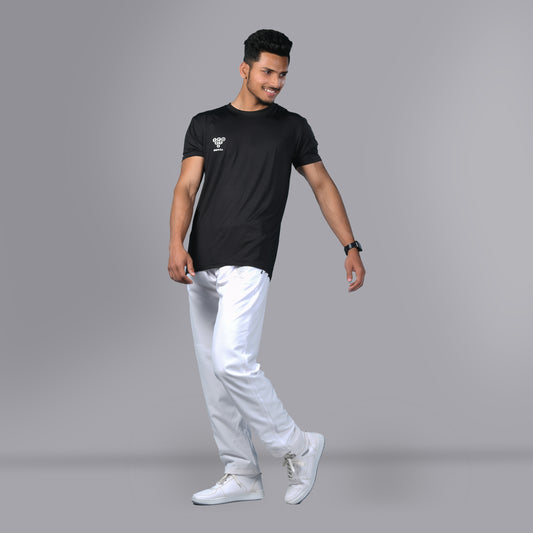 Mesh Windcheater Trouser (White) - SPORTS VILLA