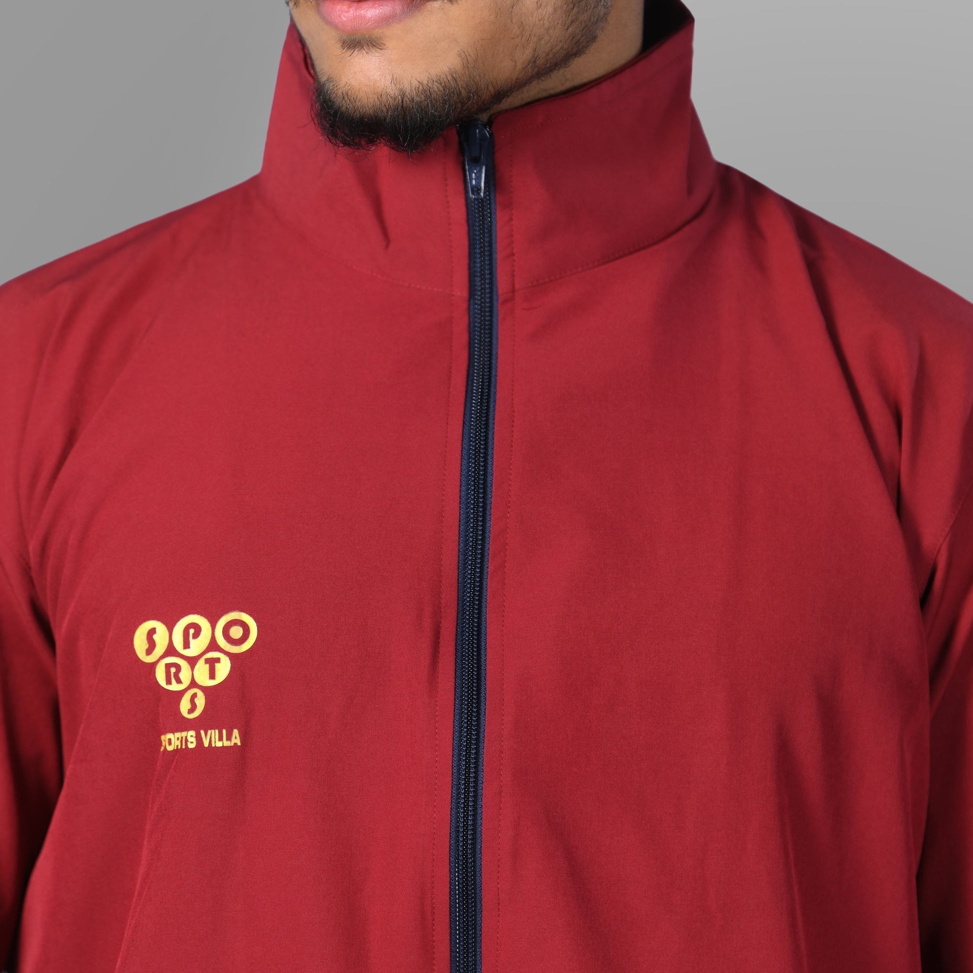 Windcheater Jacket for Men - Maroon - SPORTS VILLA