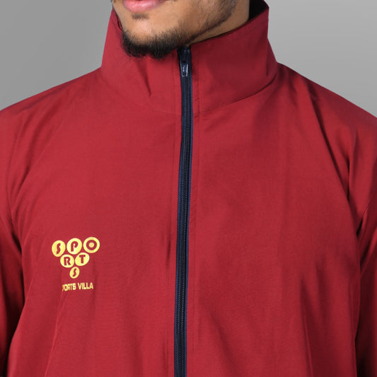 Windcheater Jacket for Men - Maroon - SPORTS VILLA
