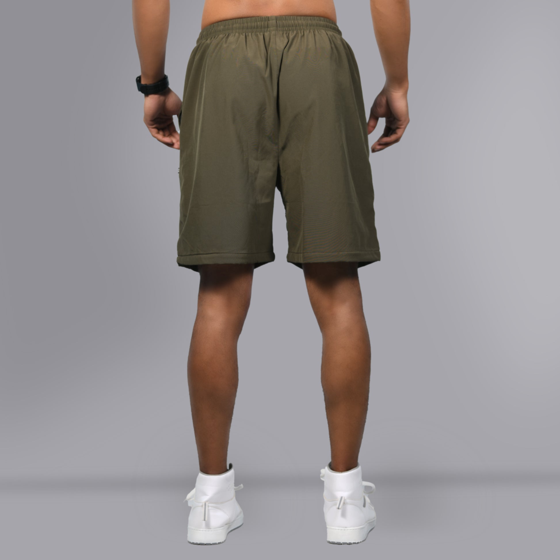 Mesh Shorts (Army Green) - SPORTS VILLA