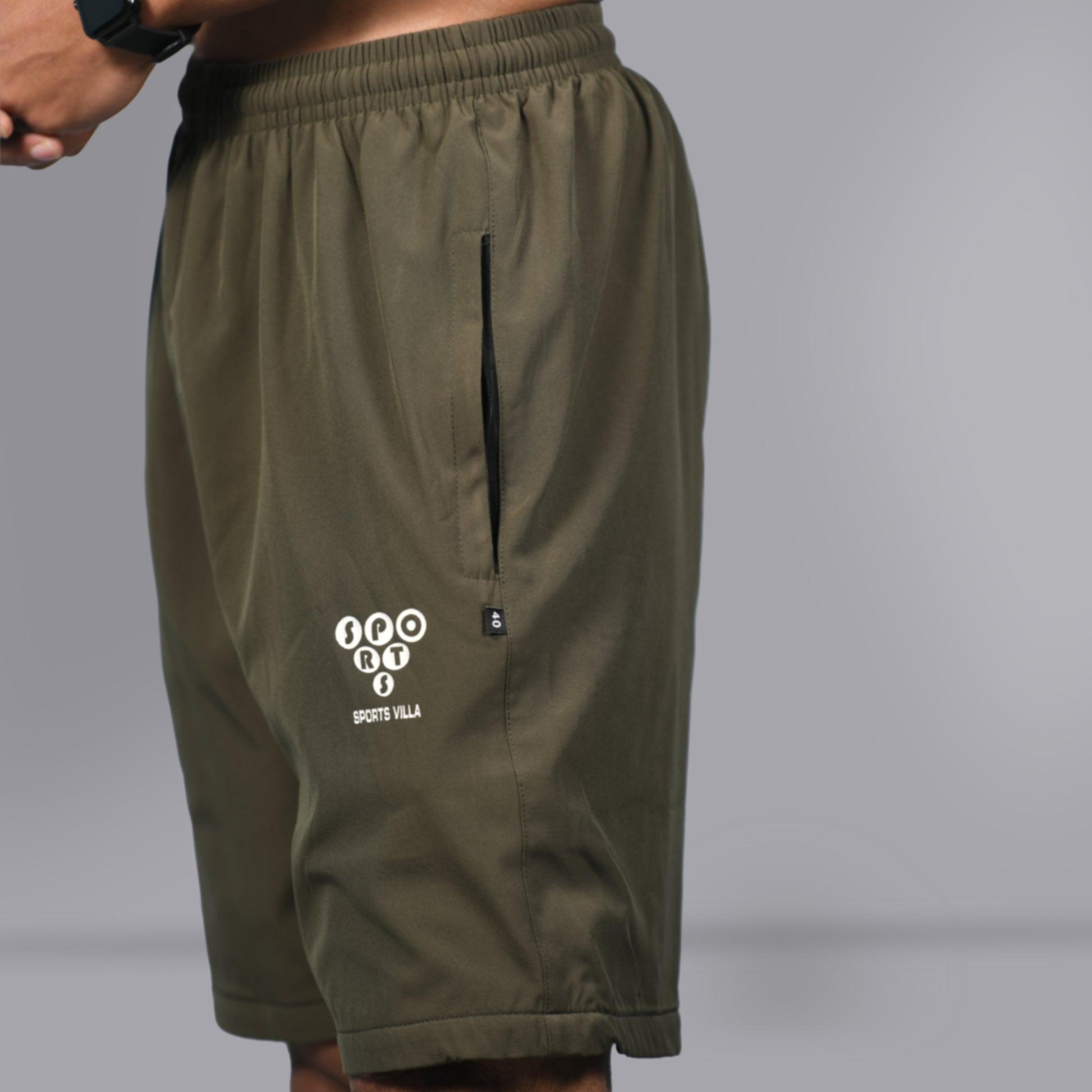Mesh Shorts (Army Green) - SPORTS VILLA