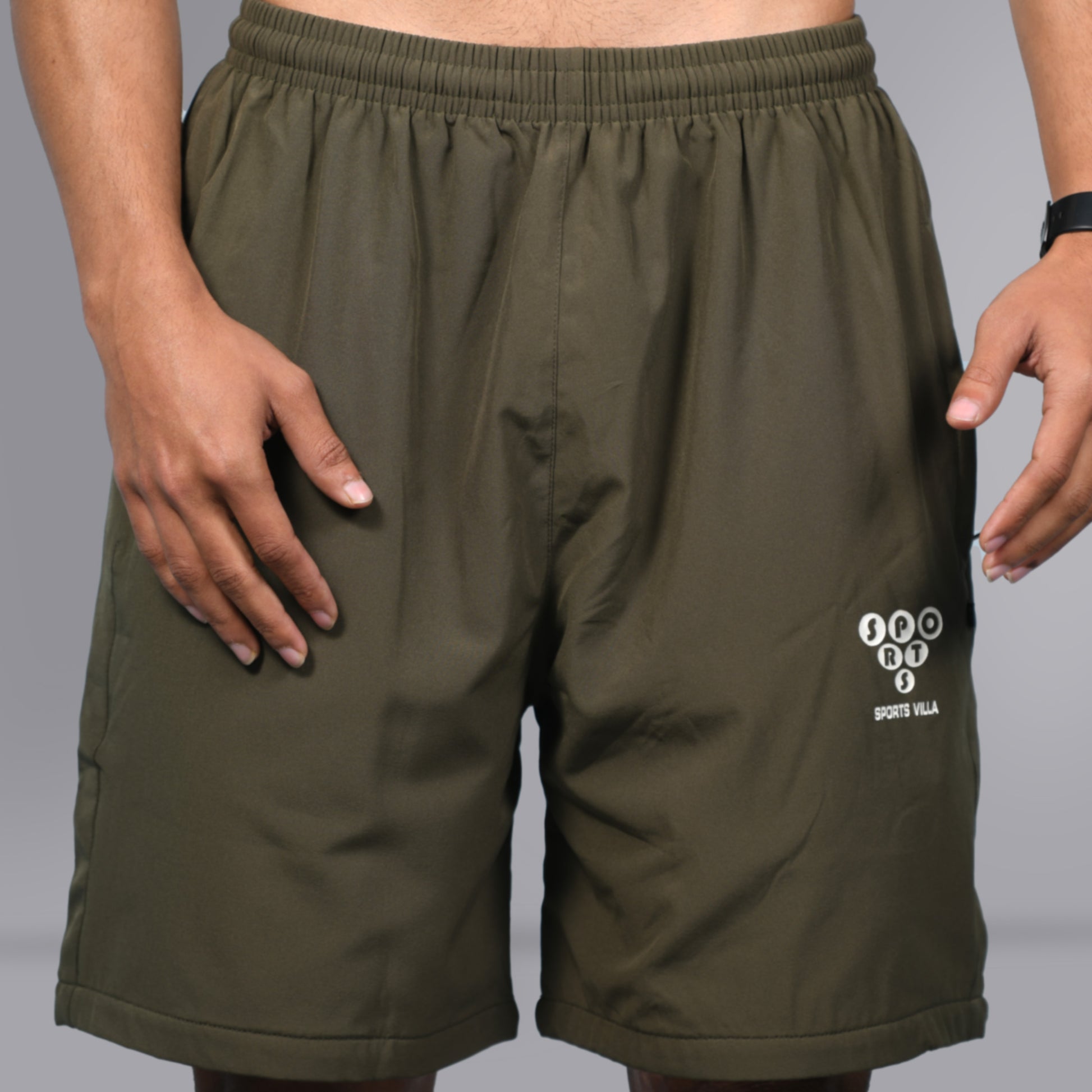 Mesh Shorts (Army Green) - SPORTS VILLA