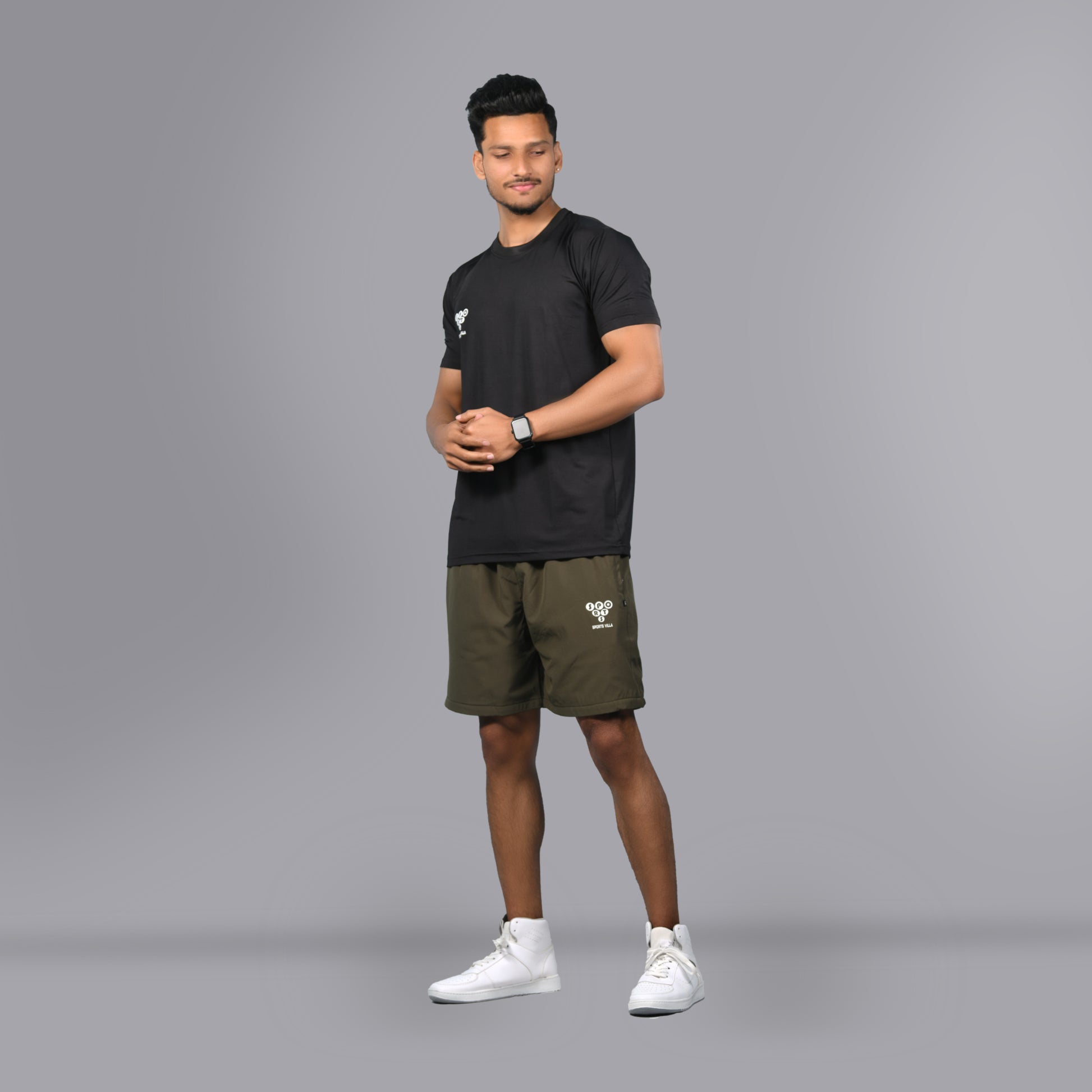 Mesh Shorts (Army Green) - SPORTS VILLA