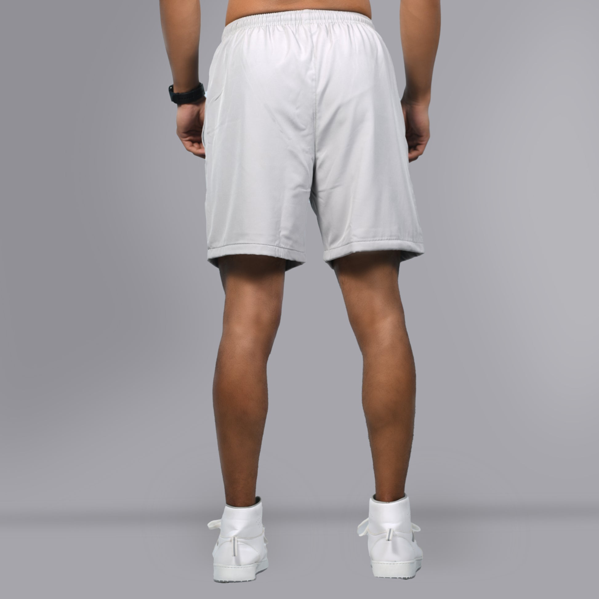 Mesh Shorts (Light Grey) - SPORTS VILLA